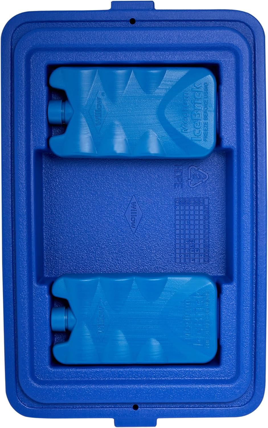 Willow Polypropylene Cooler with Handle, Blue, 33 Litre Capacity