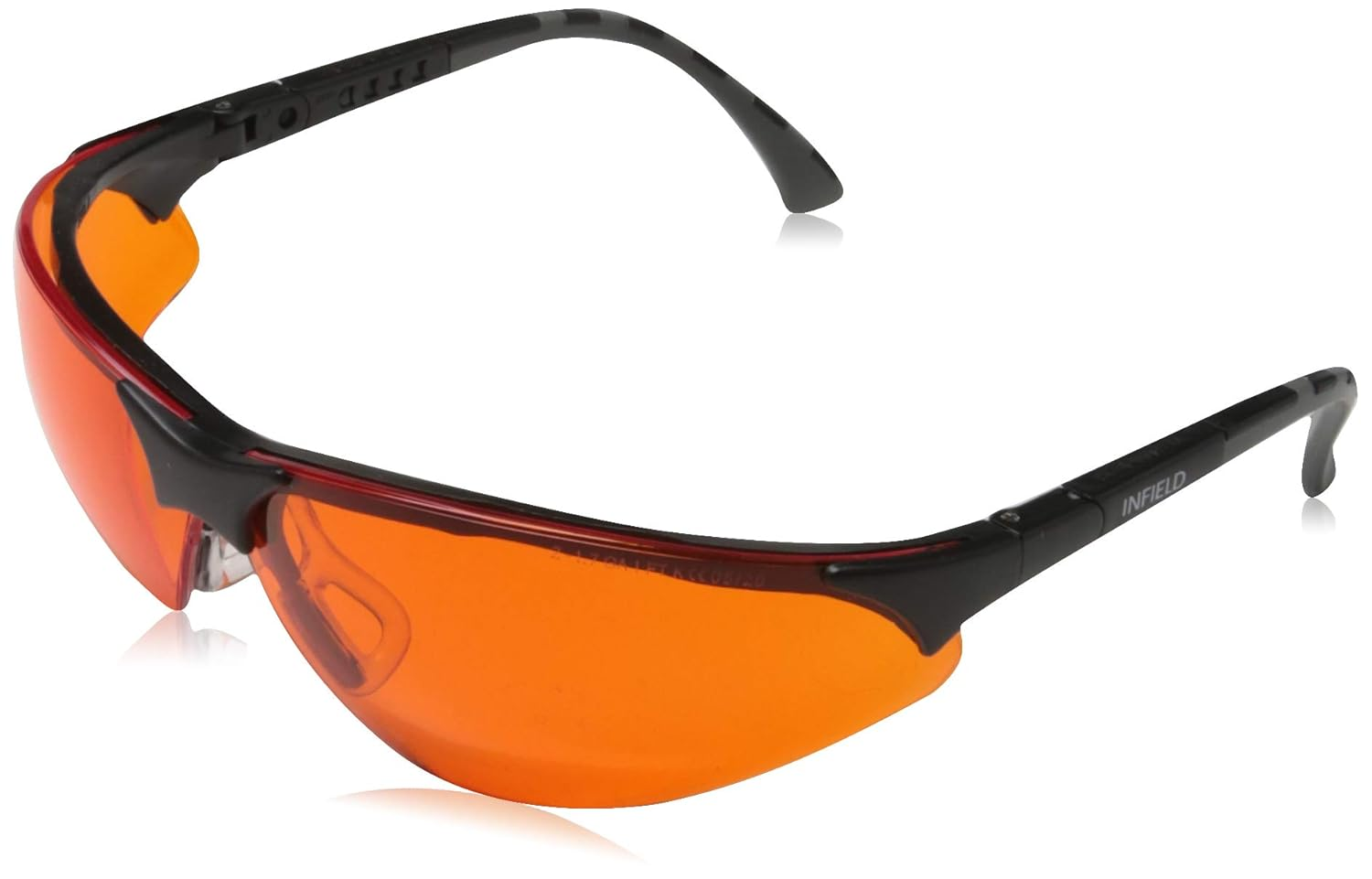 Infield Terminator 9380 420 Blue Light and UV Protective Glasses UV 400 Black Orange One Size image number 1