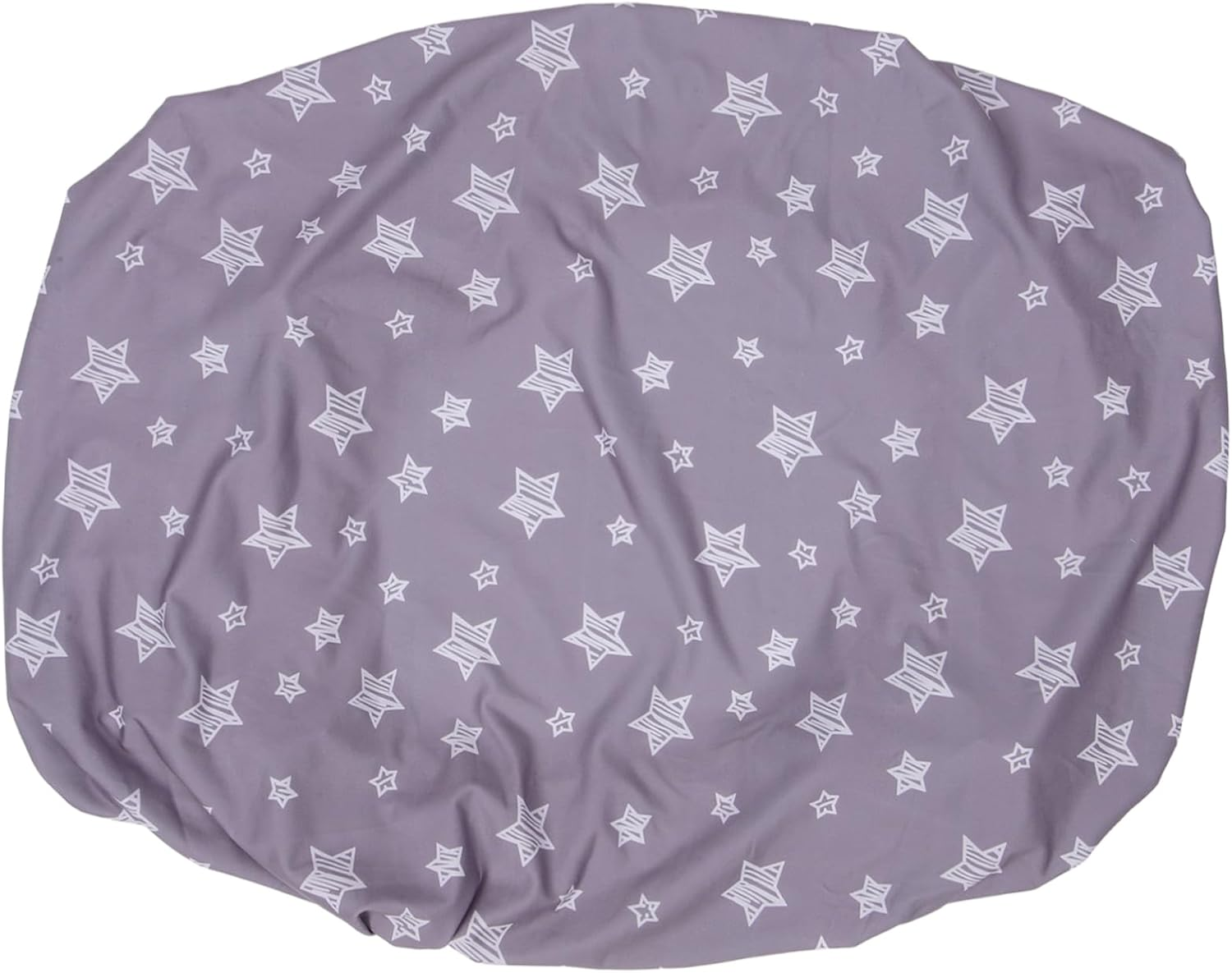 Changing Pad Cover Washable Reusable Changing Pad Snug Fitted for Crib Change Table Soft Skin Friendly for Boys Grey Stars Design image number 1