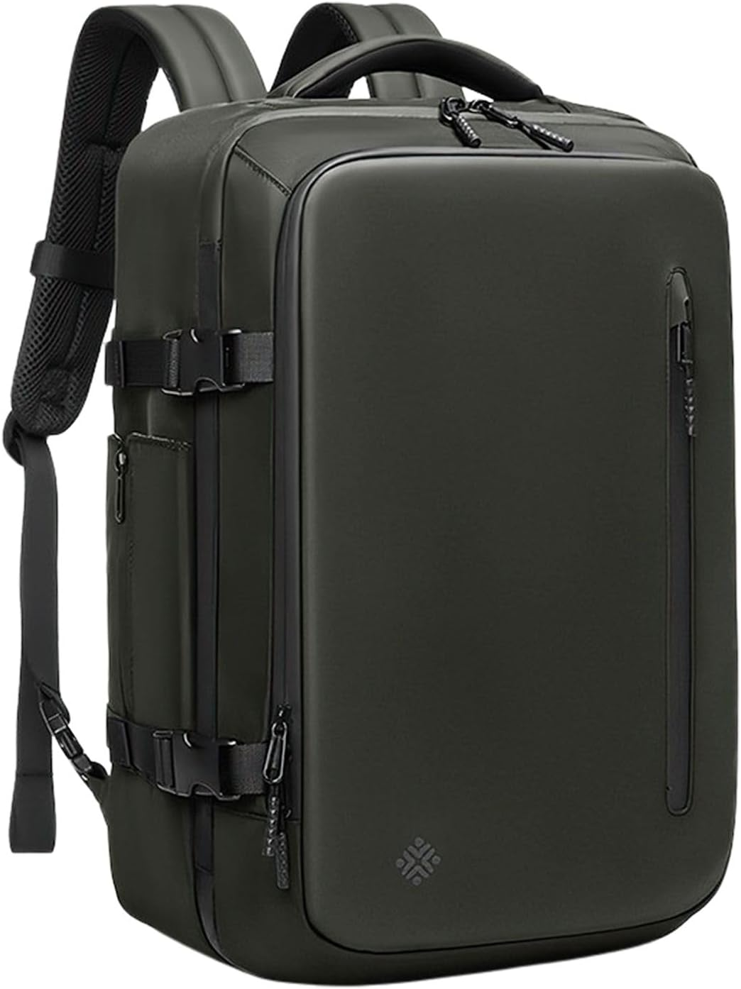 Vacuum Compression Travel Backpack Expandable Carry on Backpack Waterproof Bag Ideal for Laptop Travel Business Camping 22L-45L Army Green image number 1