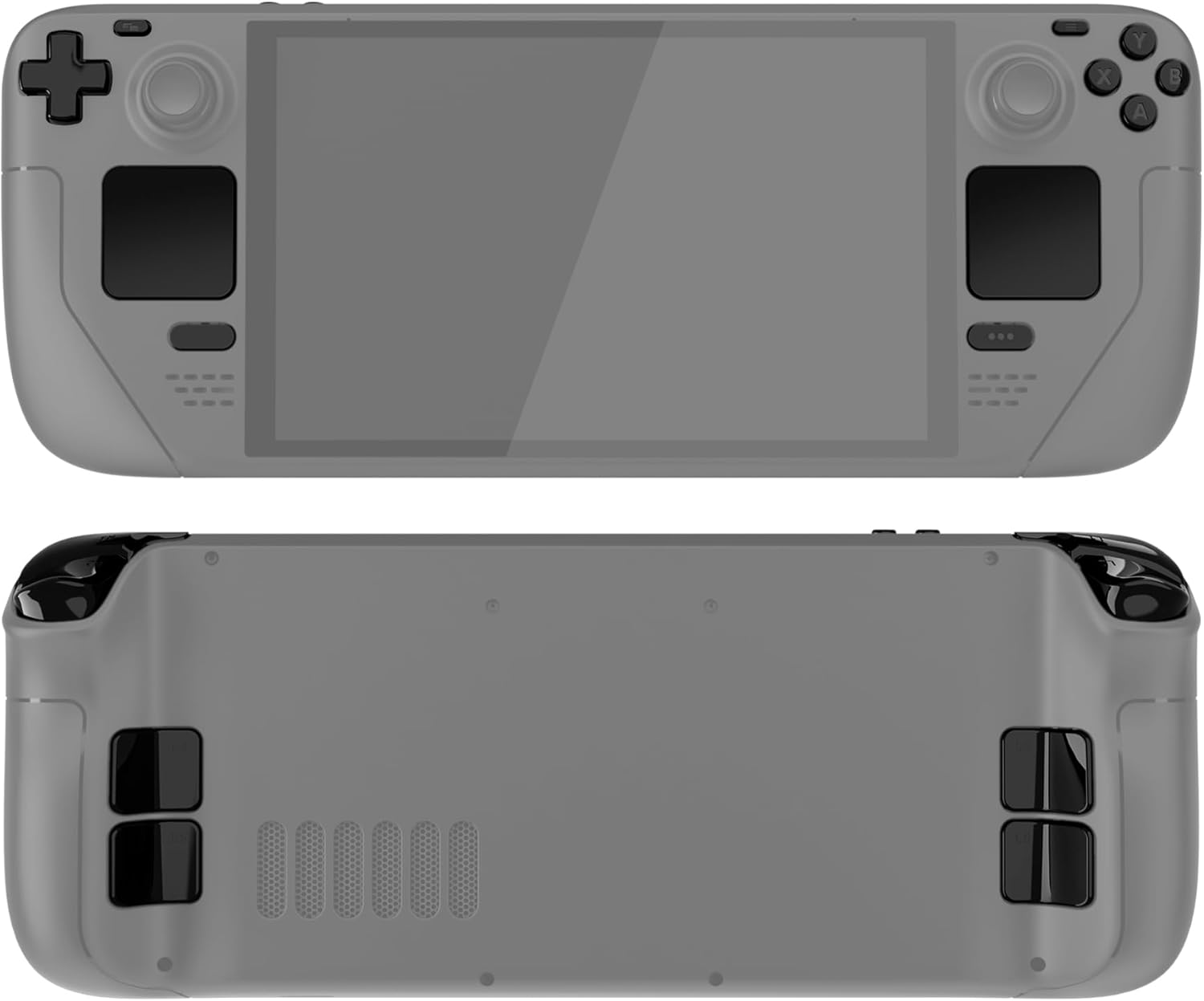 Extremerate Replacement Full Set Buttons for Steam Deck OLED Handheld Console, New Hope Gray DIY Custom ABXY D-Pad Trackpad Bumpers Triggers Buttons with Tools for Steam Deck OLED Console