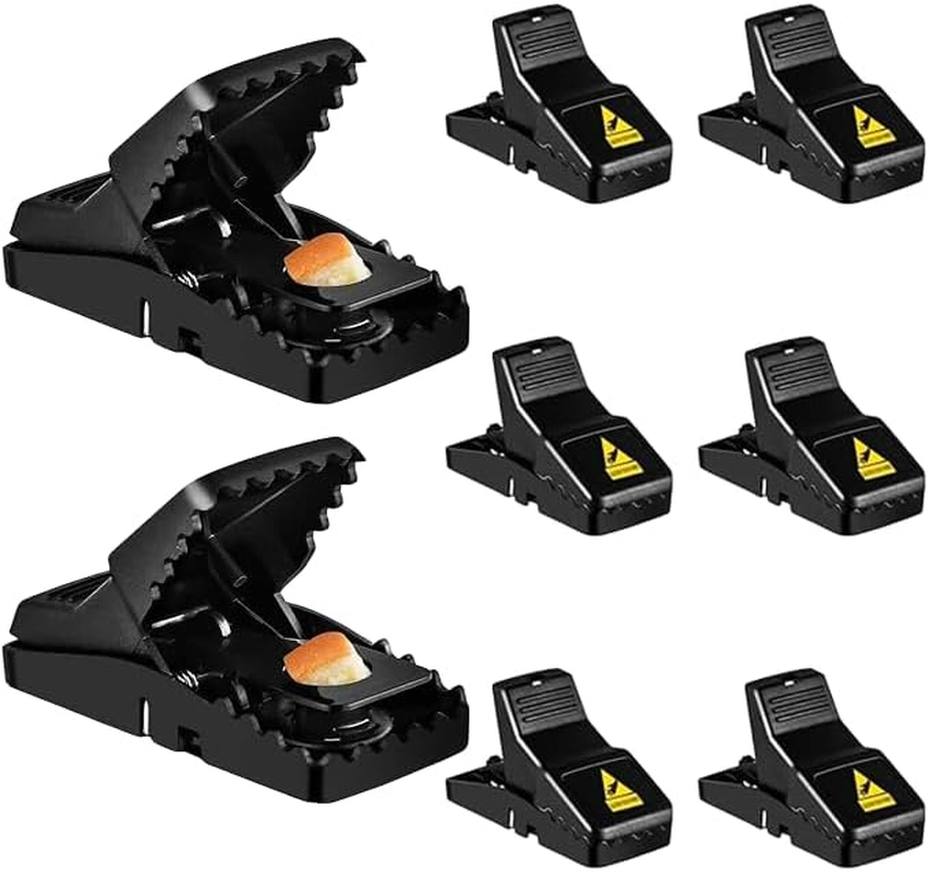Mouse Trap,Small Mice Trap Indoor Quick Effective Sanitary Safe Mousetrap Catcher,Reusable Mousetrap for House Indoor Outdoor- 8 Pack image number 4