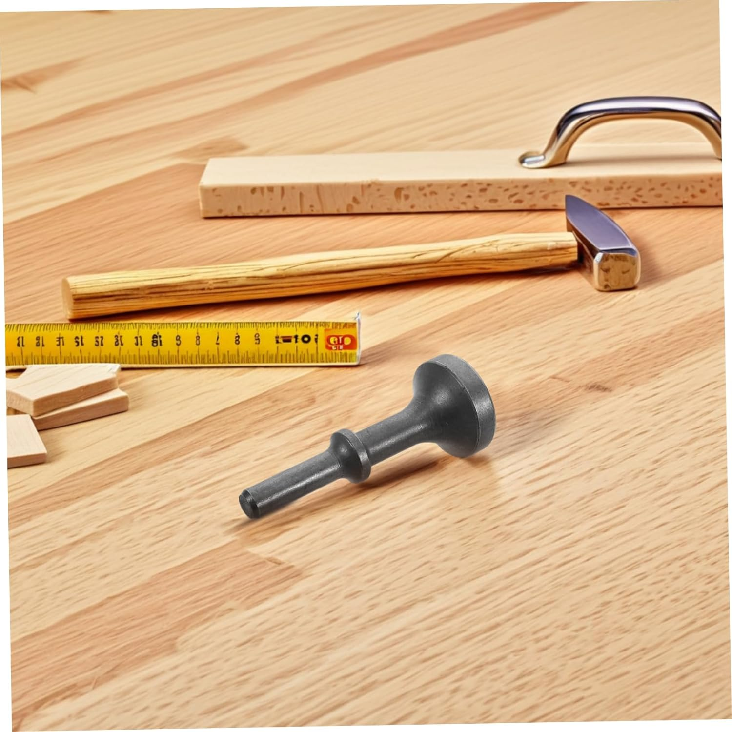 HEATSHAKING Pneumatic Air Hammer Bit Curved Chisel Head for Automotive and Tire Repair Industrial Air Hammer Drill Bit Sturdy Impact Tool image number 1