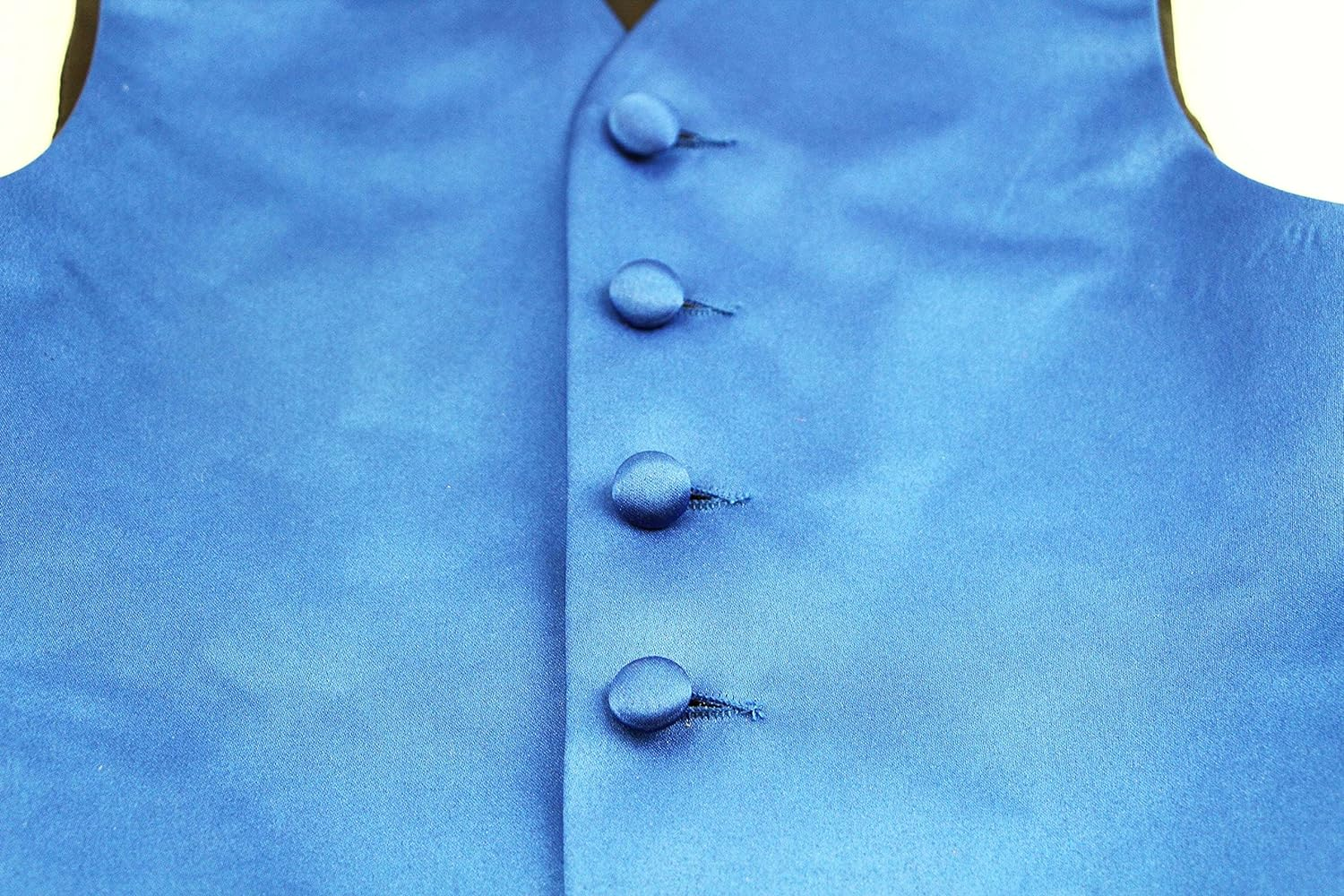 Royal Blue Boys Junior Vest Adjustable Waistcoat image number 2