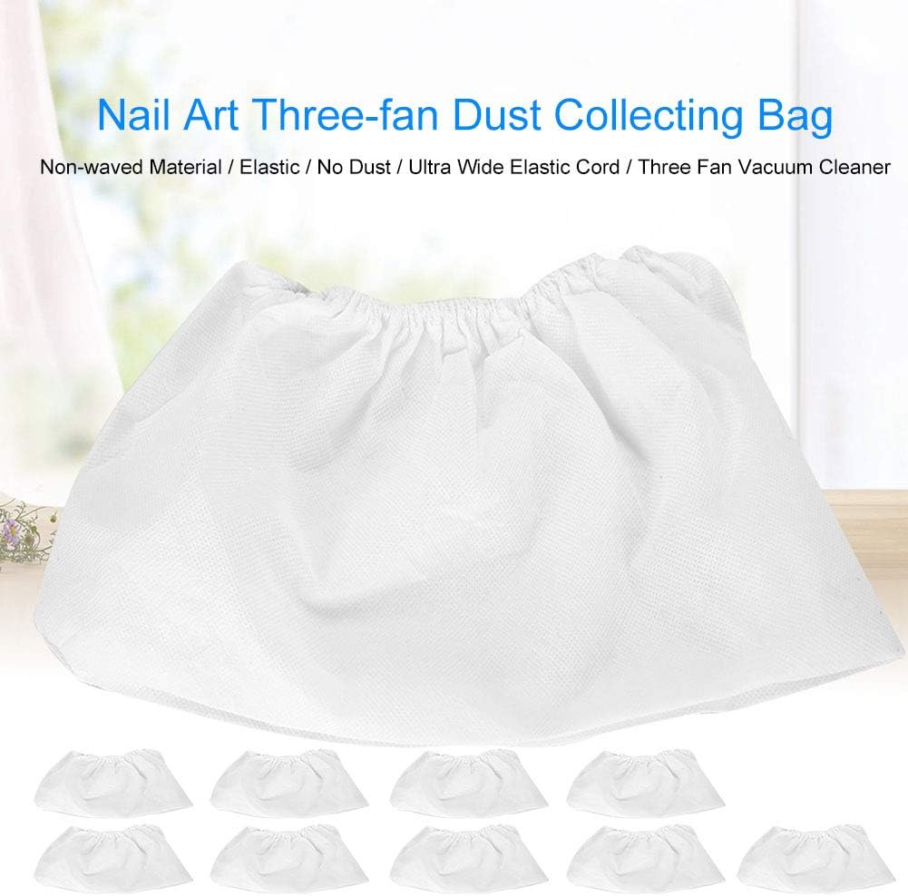 DEWIN Nail Dust Collector, Nail Dust Bag, Nail Vacuum Cleaner Bag, Non-Woven Vacuum Cleaner (Pack of 10) image number 6