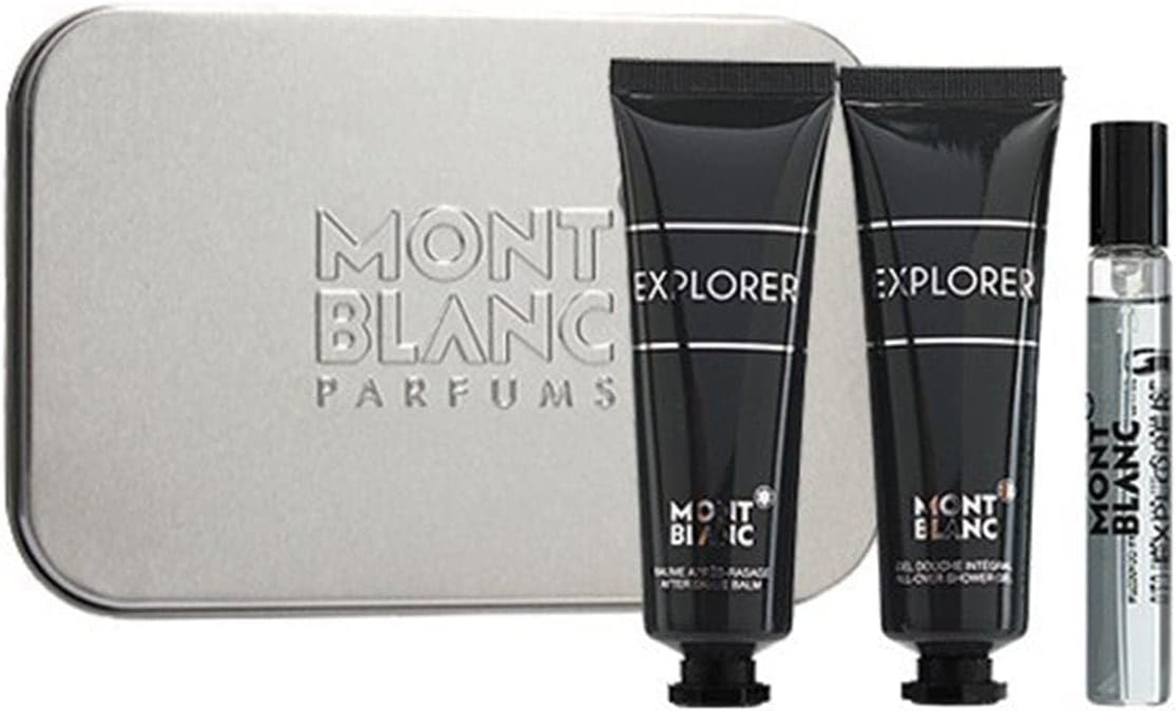 Mont Blanc Explorer Eau De Parfum Spray 3 Piece Gift Set for Men image number 4