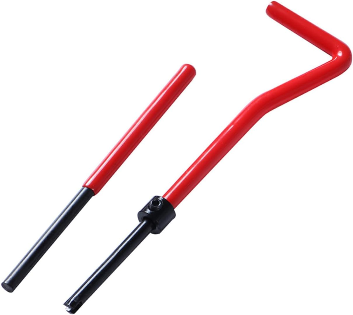 Ibasenice 30-Pcs M5 Thread Repair Tool Helicoil Insert Kit Red Metric Thread Insert for Automotive and Repair Equipment image number 3
