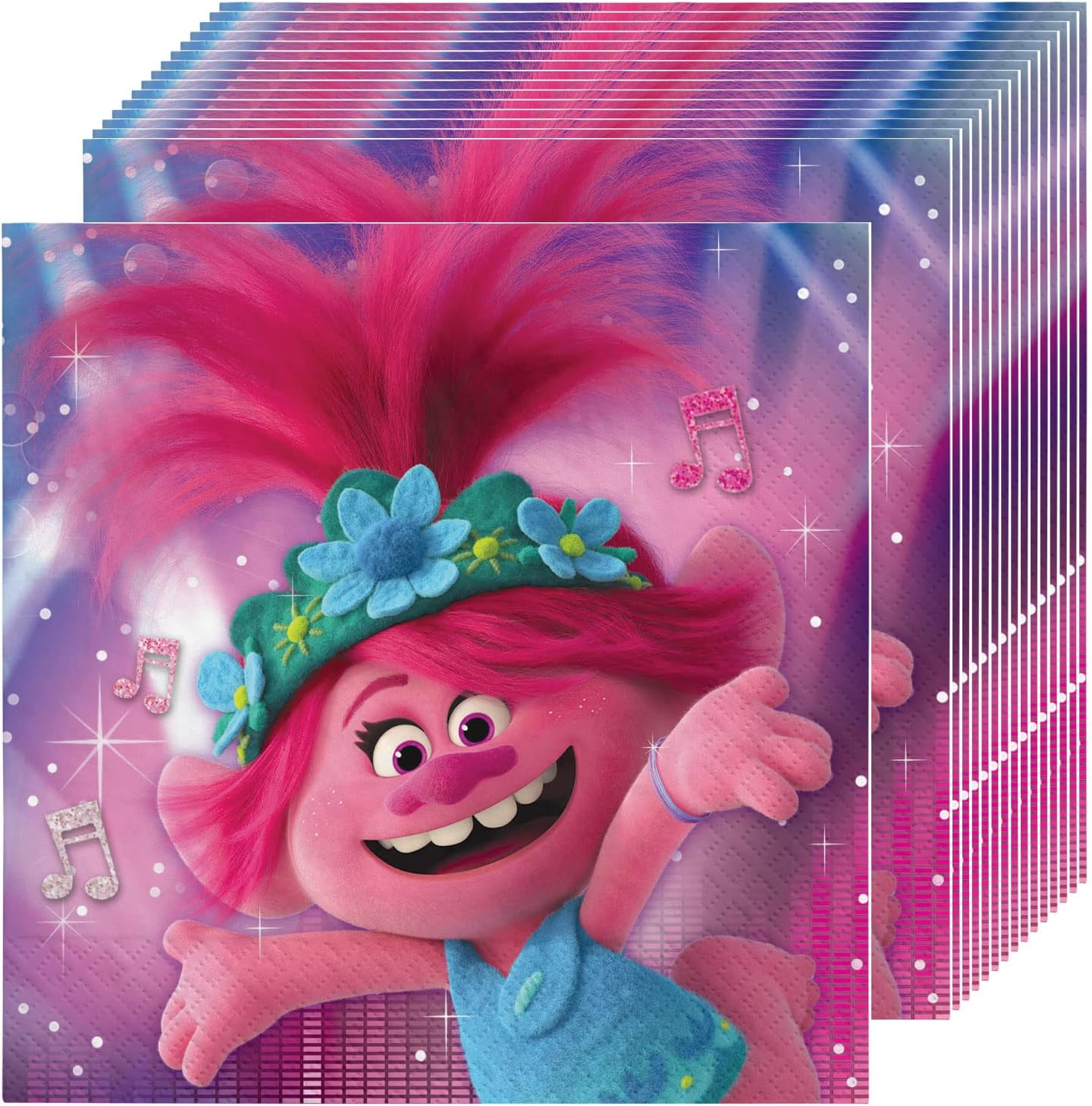 Trolls World Tour Lunch Napkins