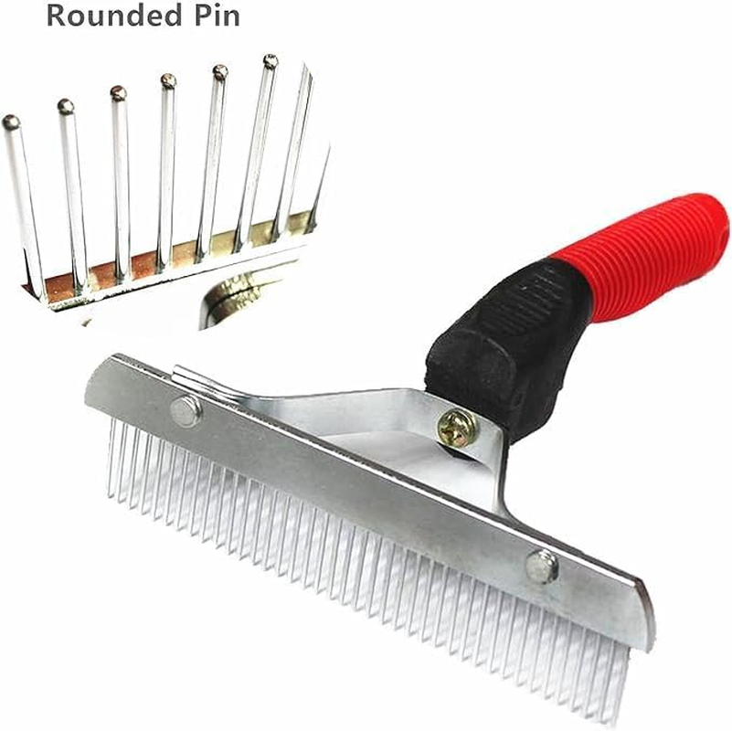 Pet Comb Extra-Large Rake Comb Grooming Brush Deshedding Tool Beauty Comb for Large Dogs Golden Retriever Husky German Shepherd image number 2