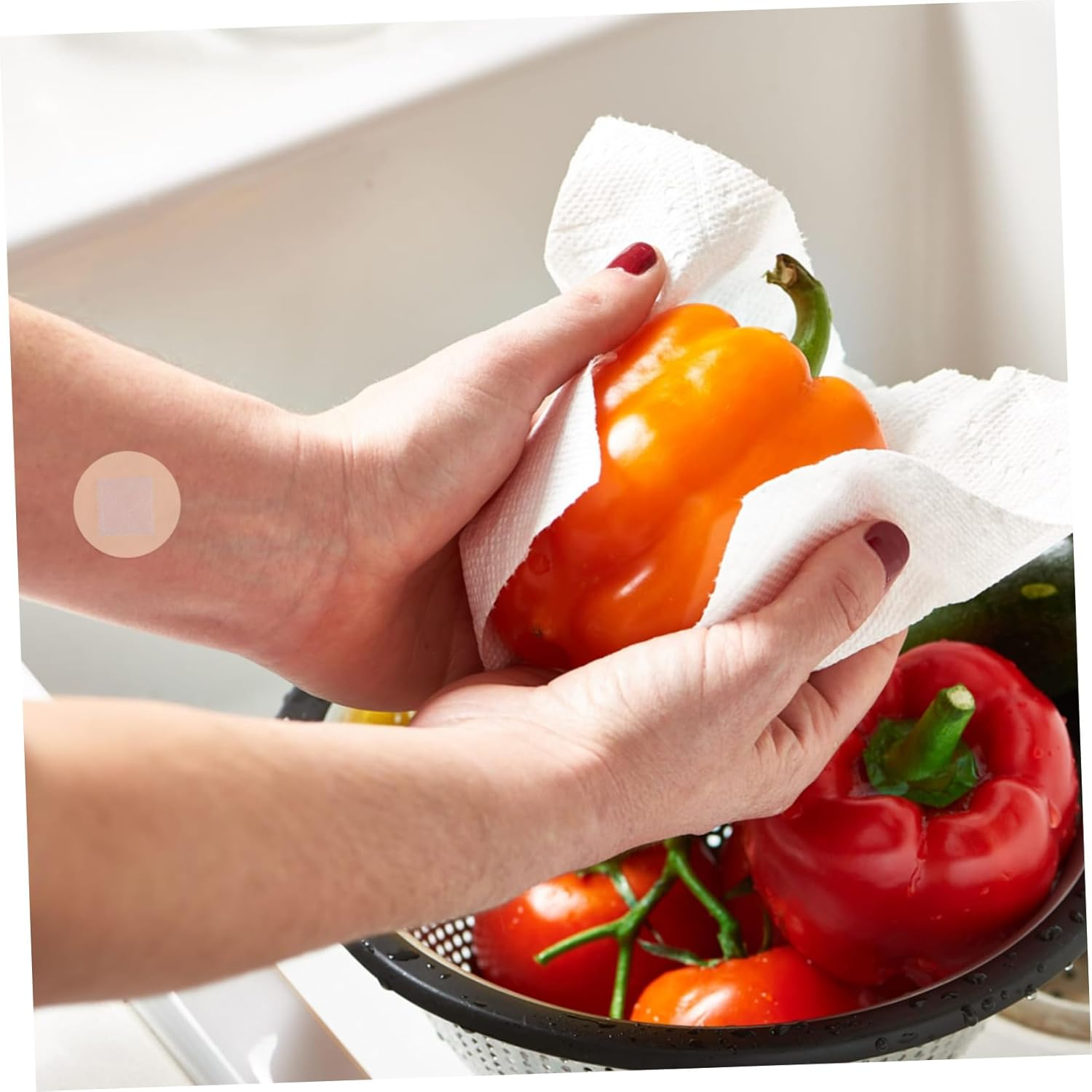 Gatuida round 100Pcs Tape Fabric Bandages Hemostasis Adhesive Plaster Adhesive Waterproof Sacral Adhesive Tape Care image number 6