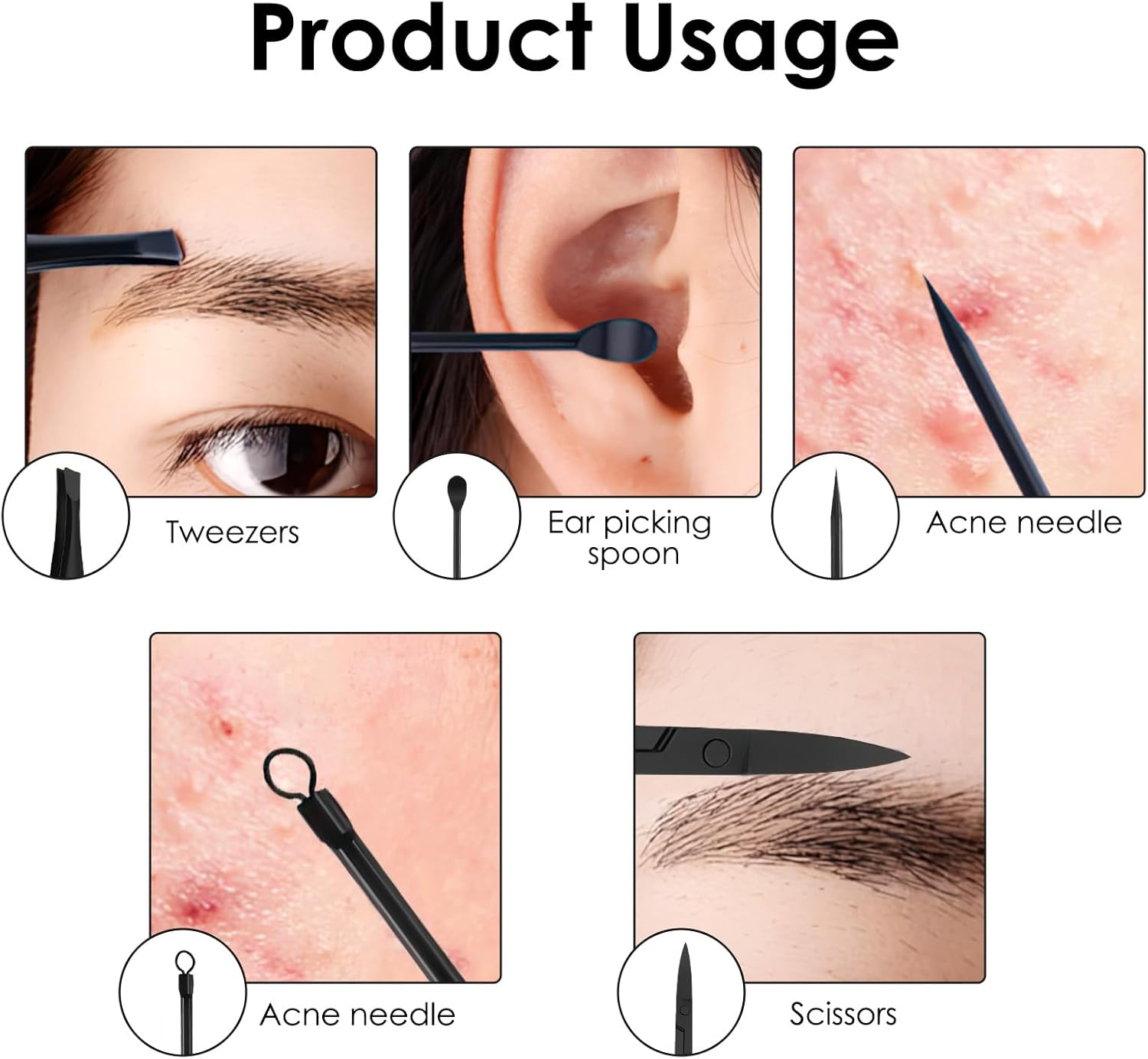 Manicure Set Pedicure Kit Nail Clippers, 2025 Professional Grooming Kit, Stainless Steel Nail Tools 10 in 1 with Luxurious Travel Case Professional Tweezers & Nail File Kit Nail Tools for Men Women