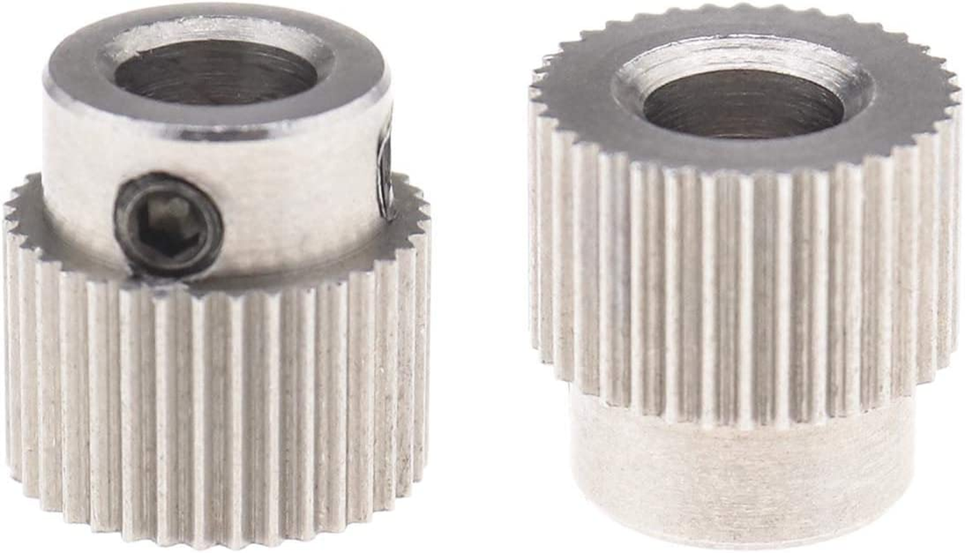 VGOL 5Pcs Extruder Planetary Gear Wheel Comatible with 3D Printer MK7 Mk8-5Mm ID 11Mmod (Stainless Steel 36 Teeth) image number 6