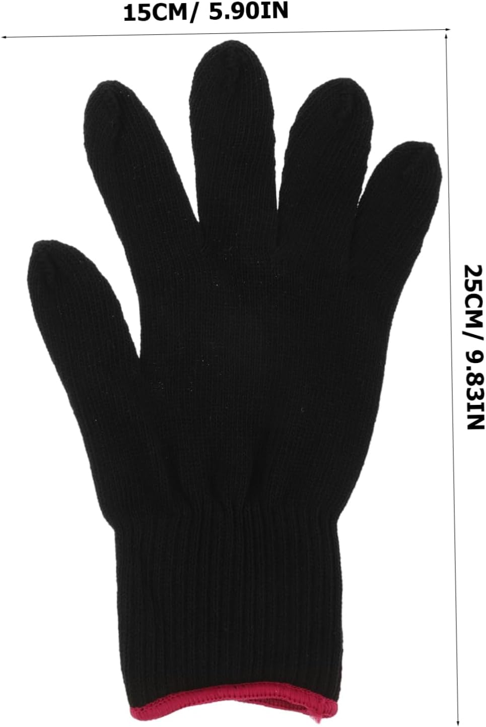 LALADEFIEE Heat Resistant Gloves for Men Scalding Hair Styling Mitts Heatless Curlers Headband Fast Heating Function image number 3