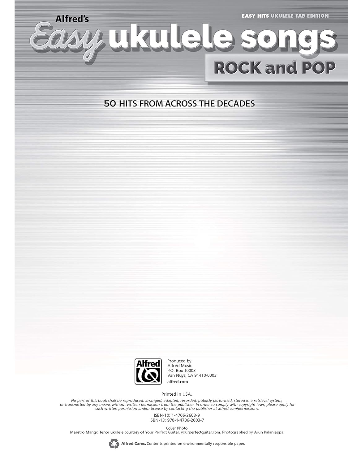 Alfred'S Easy Ukulele Songs -- Rock & Pop: 50 Hits from across the Decades image number 5