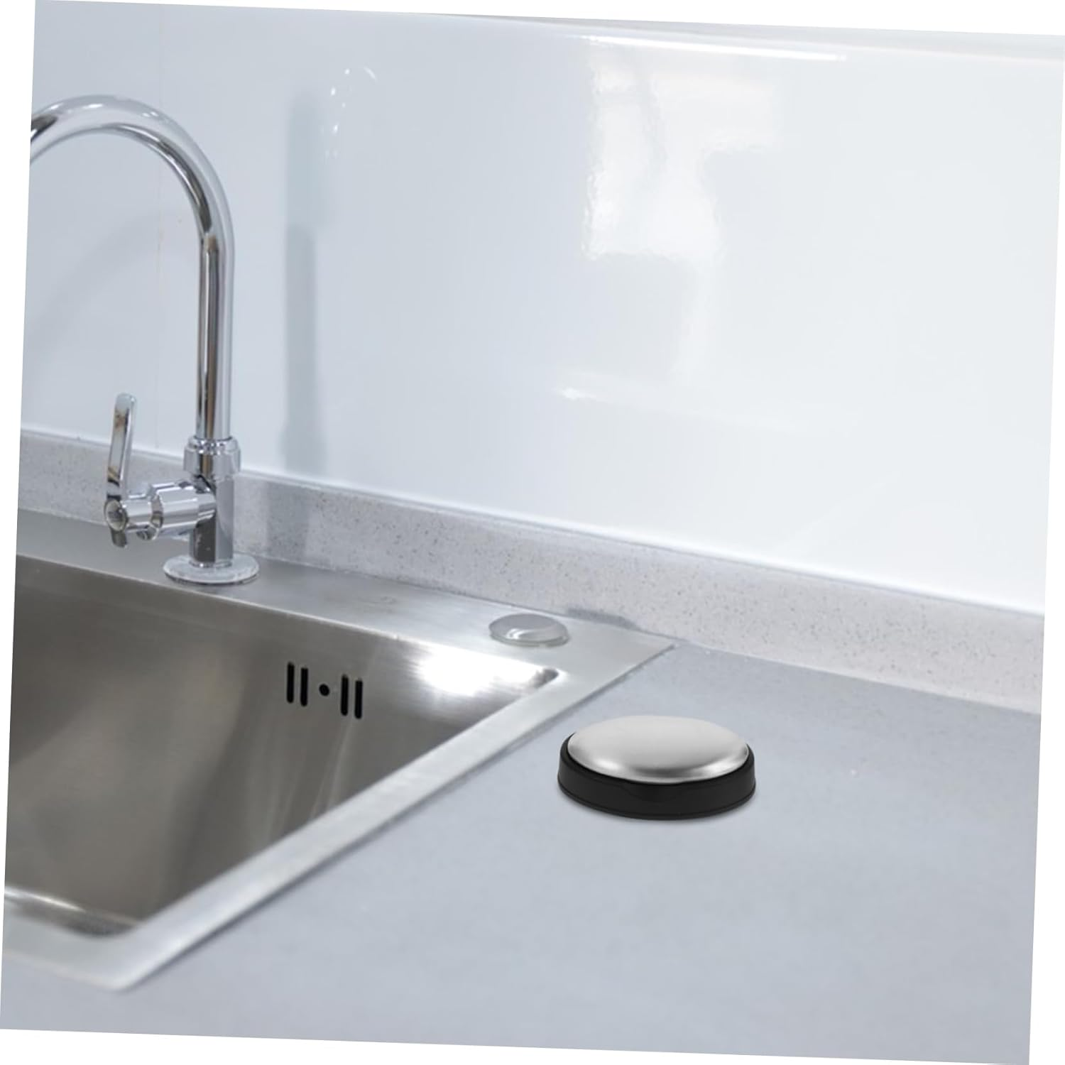 Stainless Steel Odor Remover Soap Bar Oval 304 Metal Soap with Base Kitchen Deodorizer for Removing Garlic Fish Onion Smells Home Cooking Use image number 5