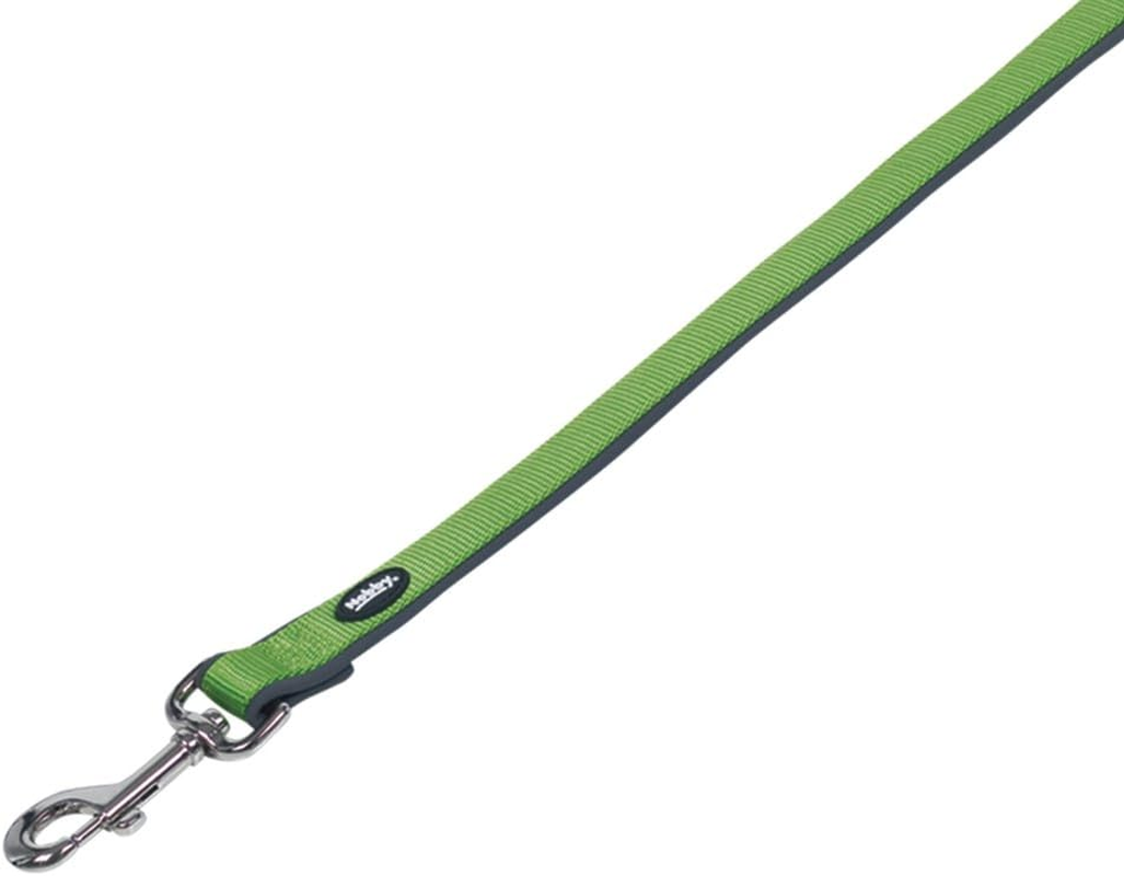 Nobby Classic Preno Dog Lead, 120 Cm/20-25 Mm, Green/Gray