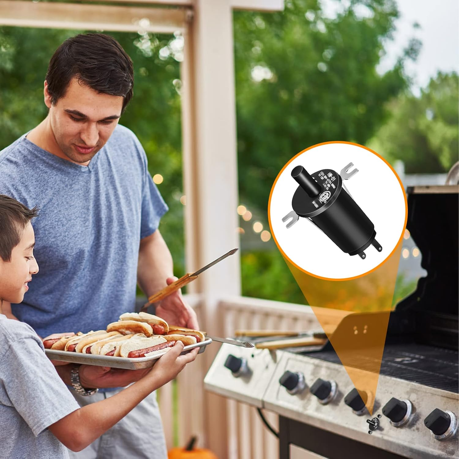 Hopper Lid/Door Switch Replacement Part for Masterbuilt Gravity Series 560/800/1050 Xl and Digital Charcoal Grill & Smoker-1 Pack image number 6