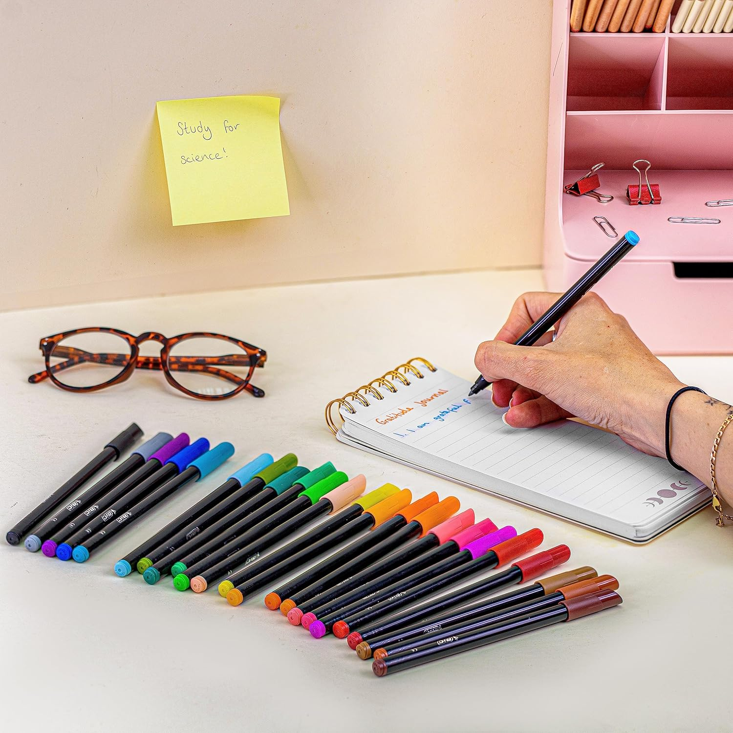 BIC Intensity Felt Tip Pens, Vibrant Colouring Pens, School Supplies for Kids or Adults, 24 Pack image number 4