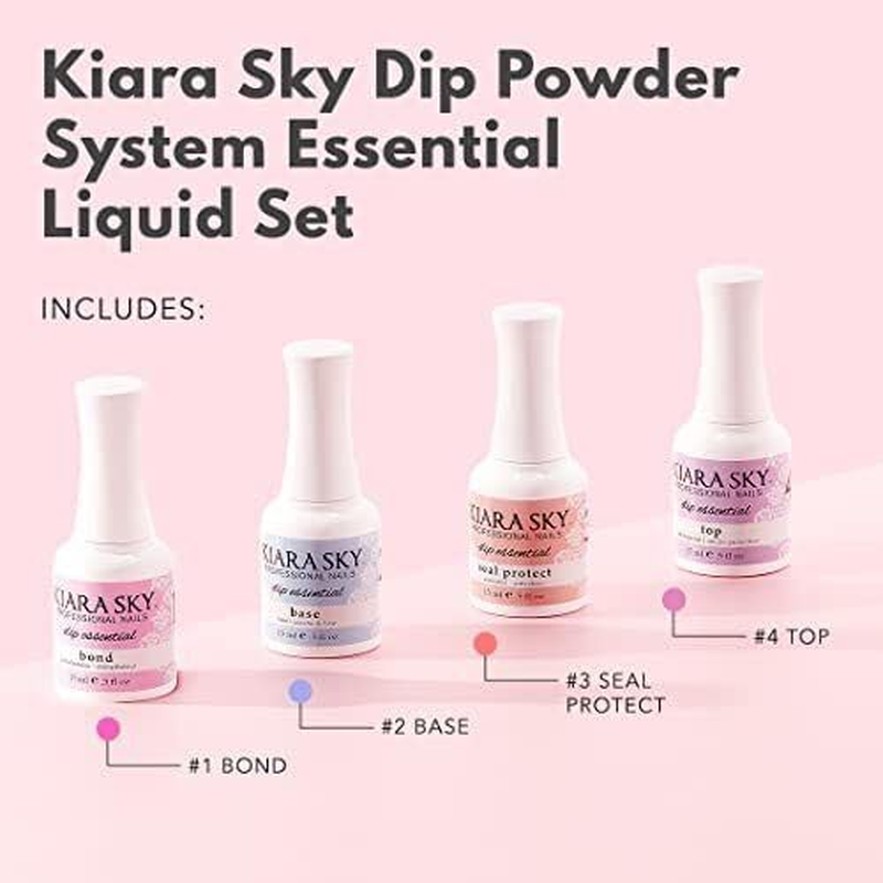 Kiara Sky Dipping Powder Essentials Kit Steps 1-4 15Ml image number 3