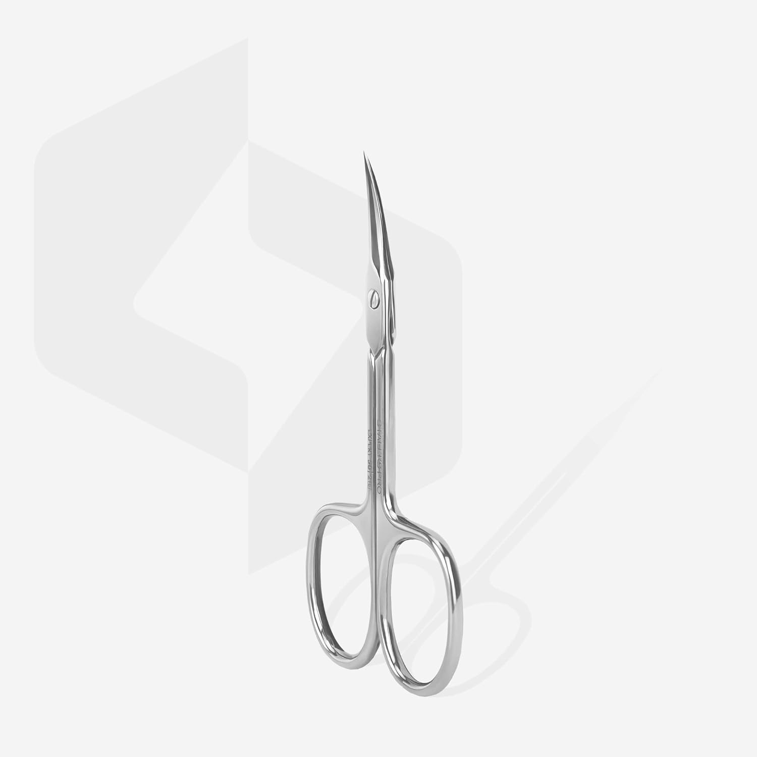STALEKS PRO Expert SE-50/2 Professional Cuticle Scissors Ergonomic Rings Stainless Steel image number 1