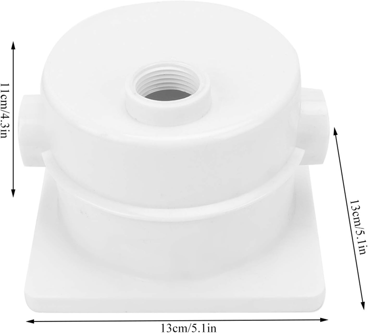 Underwater Light Junction Box Replacement Waterproof round Pool Pond with Cover Various Pool Lighting Systems Easy Installation Material for In-Ground Above-Ground Pools Decorative Ponds Swimming Pool image number 1