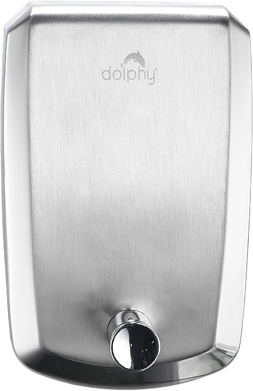 Dolphy Stainless Steel Liquid Soap Dispenser &ndash; 500ML, Wall Mounted, 304 Grade Steel, Leak-Proof, Refillable, Ideal for Bathroom, Kitchen, Hotel, Office & Commercial Use image number 4