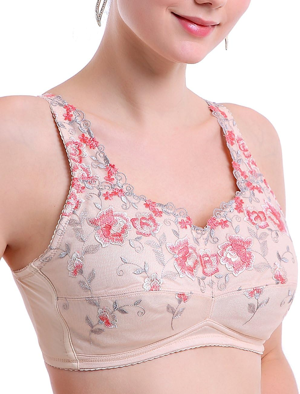 BIMEI Mastectomy Bra Pocket Bra for Silicone Breast Forms Comfortable Underwea8466 image number 1