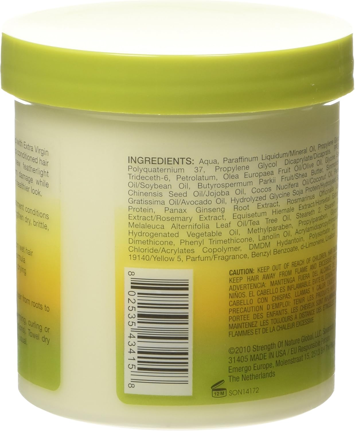 African Pride Olive Miracle Leave-In Conditioner, 15 Ounce image number 3