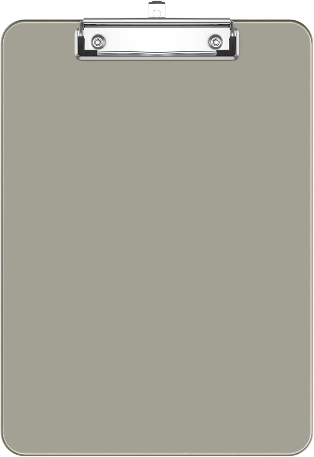 Rimilak 8.5 X 11 Plastic Clipboards Set of 2, Low Profile Metal Clip, Translucent Board, 12.5 X 9 in Letter Size, Office Supply, Back to School, Orange