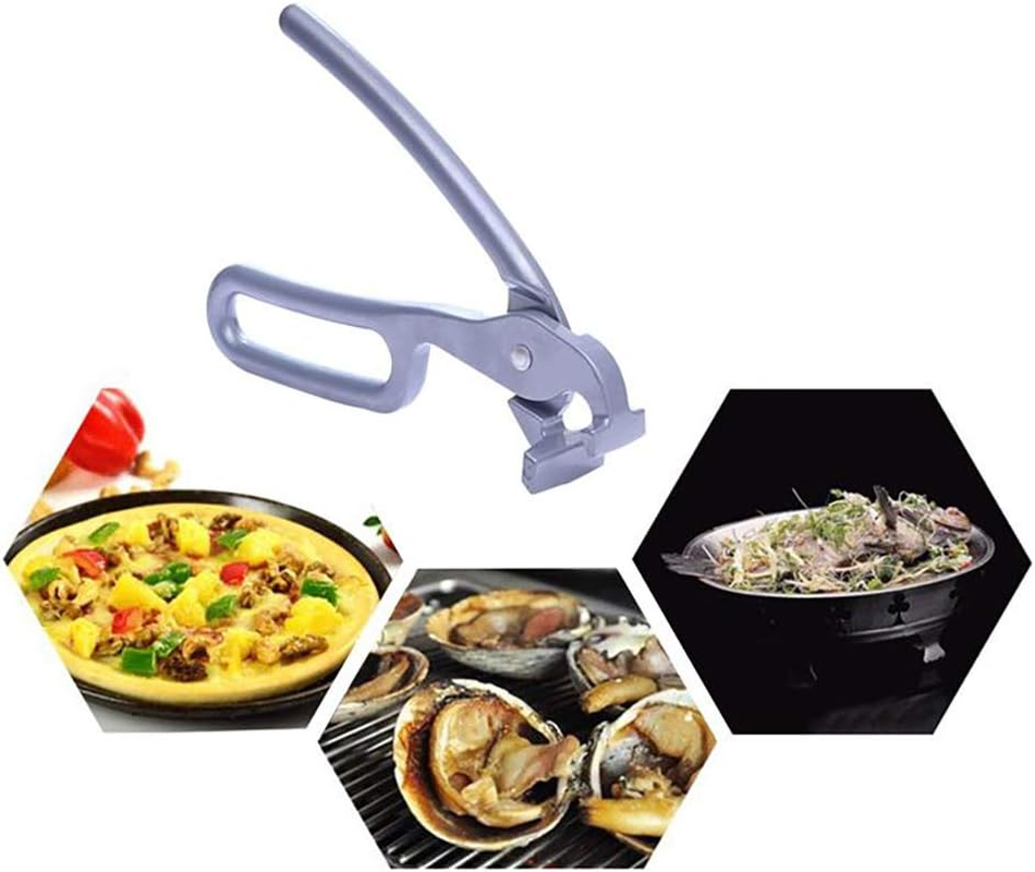 Universal Kitchen Aluminium Hot Dish Plate Hot Pot Oven Cooker Plate Microwave Bowl Clip Pots Gripper Pizza Pan Tongs image number 2