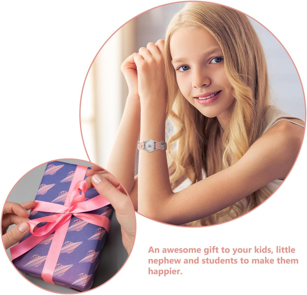 OATIPHO Watch Unicorn Bracelet Toddler Wristband for Girls Kids Ordinary Glass Child Cute Boy Girl image number 2