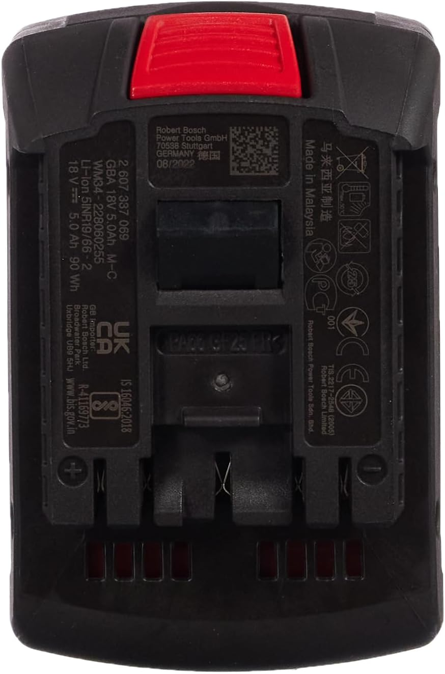 Bosch Professional 18V System GBA 18V 5.0Ah Rechargeable Battery (In Carton) image number 4