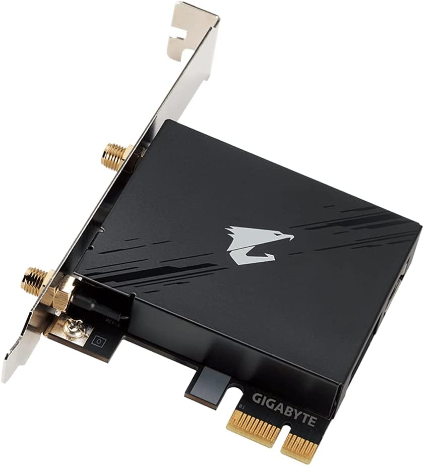 GIGABYTE Wifi 6E GC-WBAX210 (2X2 802.11Ax/ Tri-Band Wifi/Bluetooth 5.2/ Pcie Expansion Card) image number 1