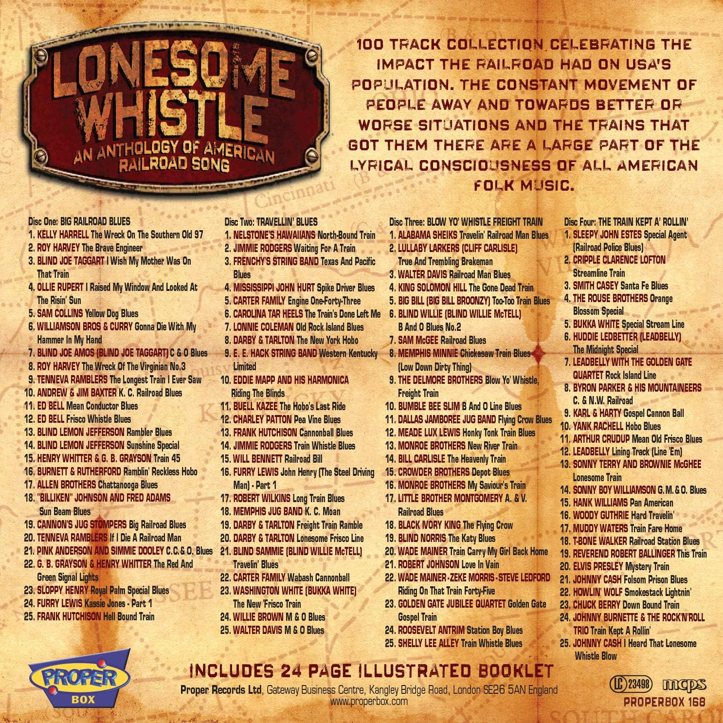Lonesome Whistle: Anthology of American Railroad / Var image number 1