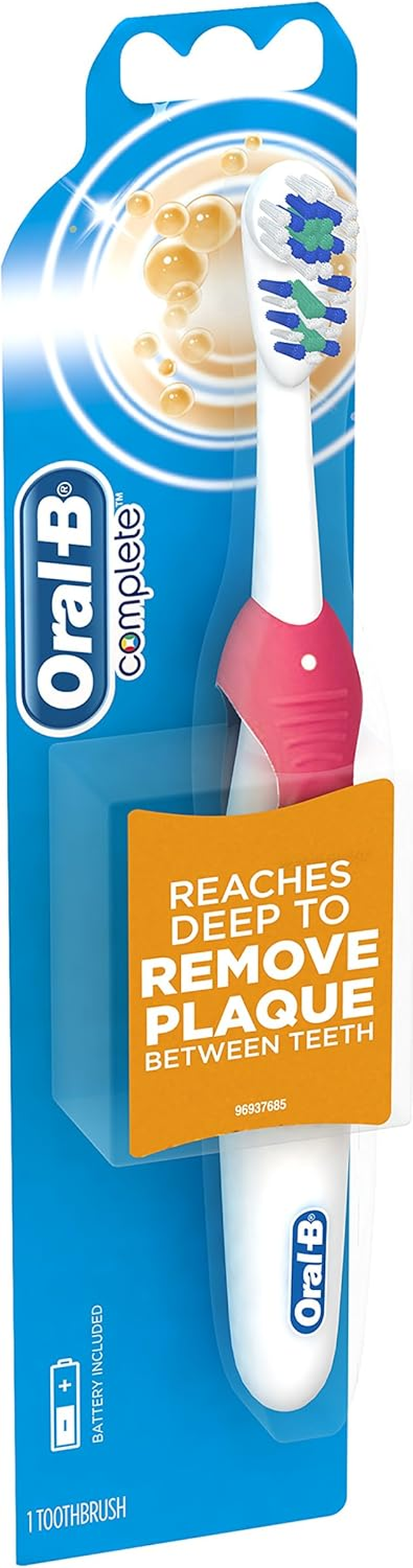 Oral-B Complete Action Deep Clean Power Toothbrush, 1 Count (Colors May Vary)
