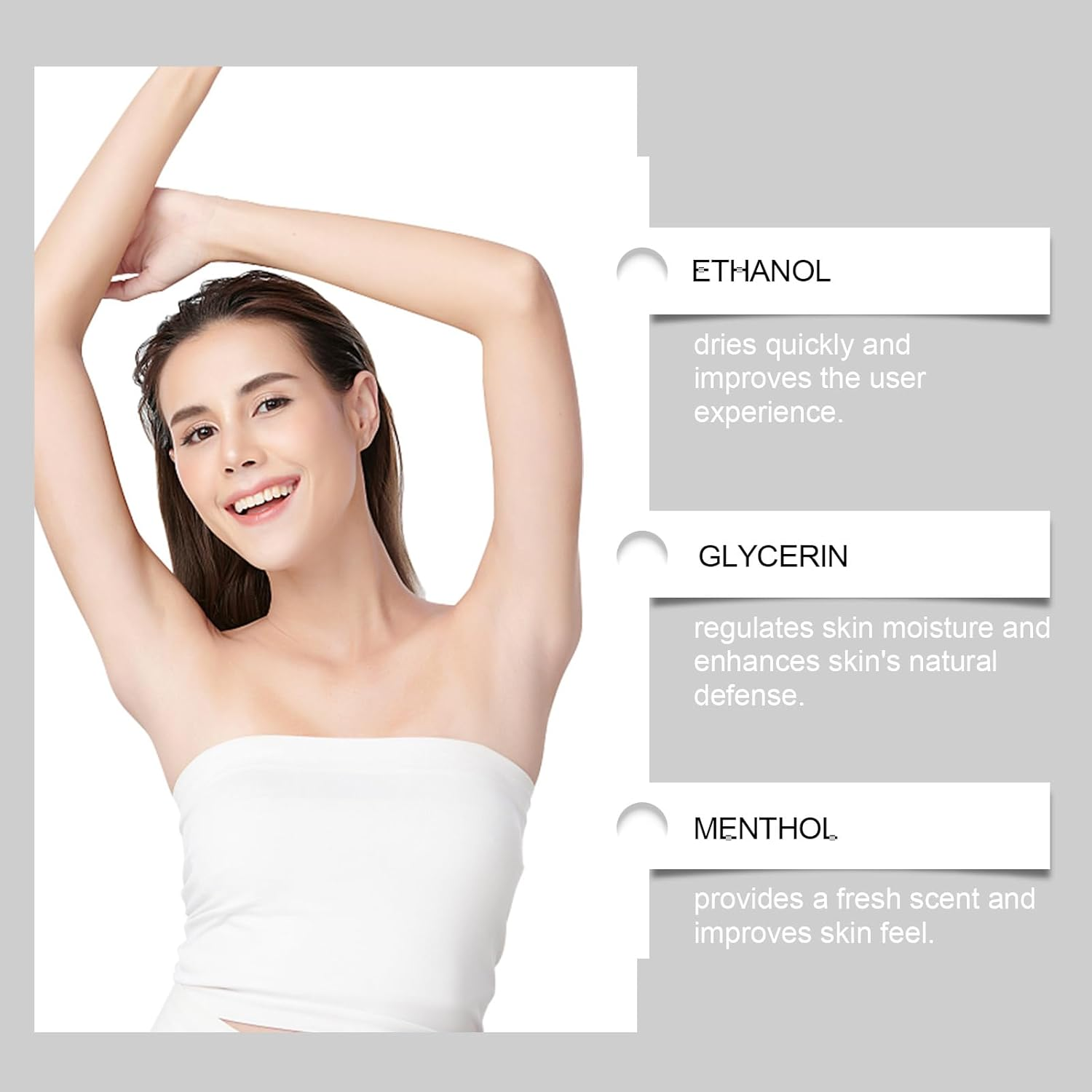 Antiperspirant Deodorant Rollerball, 50Ml, Long-Lasting Fresh Menthol Scent, Gentle Formula image number 4