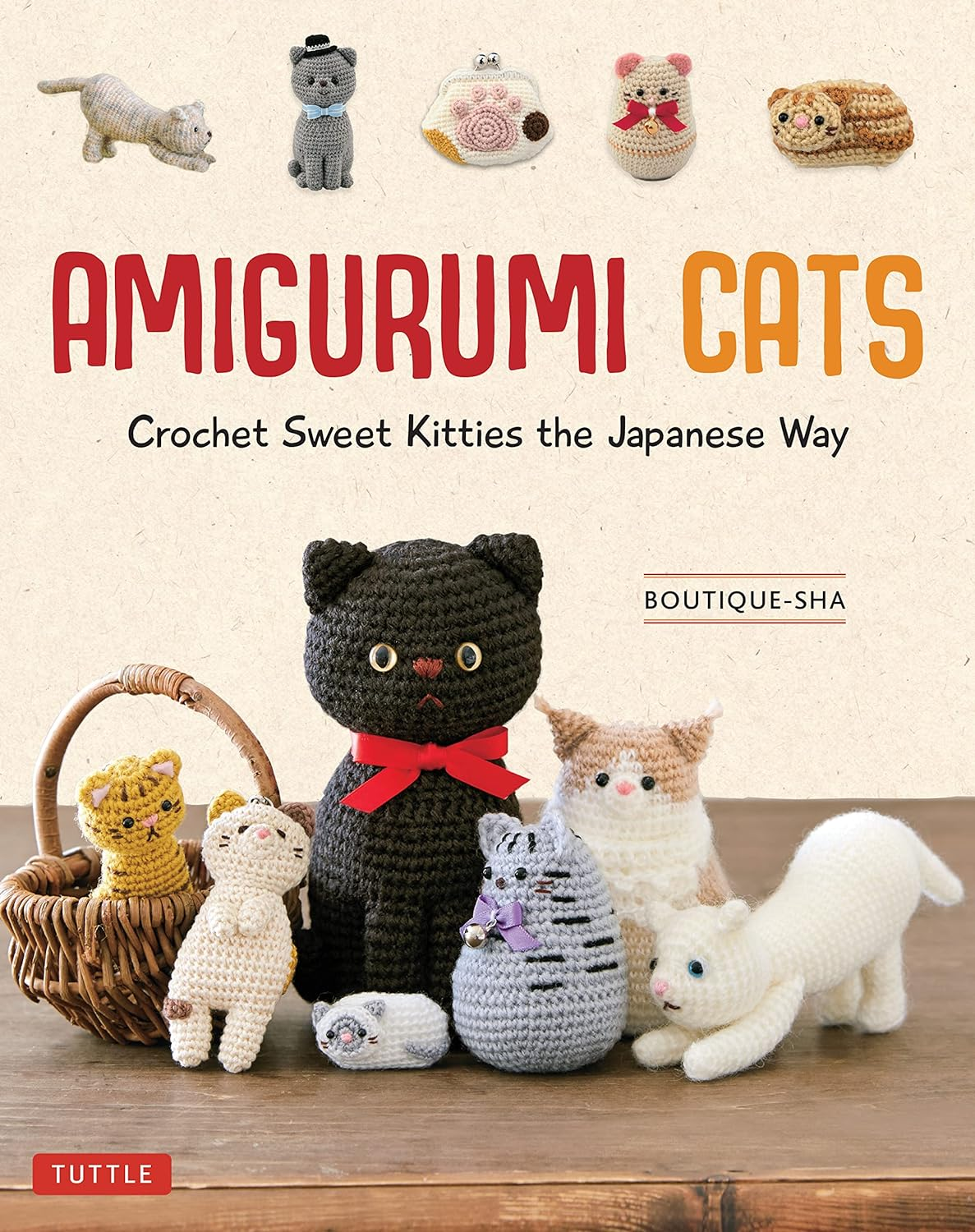 Amigurumi Cats: Crochet Sweet Kitties the Japanese Way (24 Projects of Cats to Crochet) image number 6