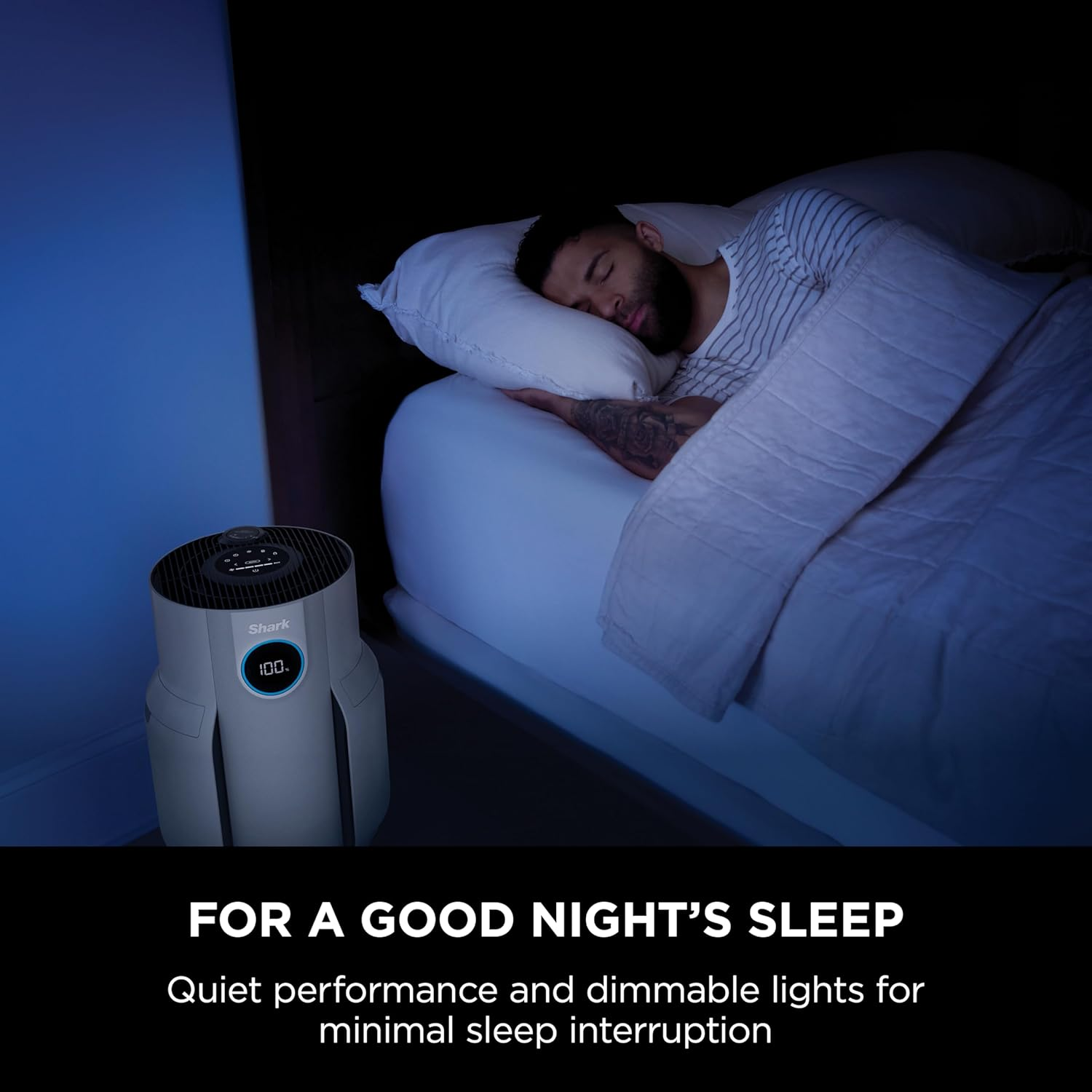 Shark Neverchange5 Air Purifier, White image number 2