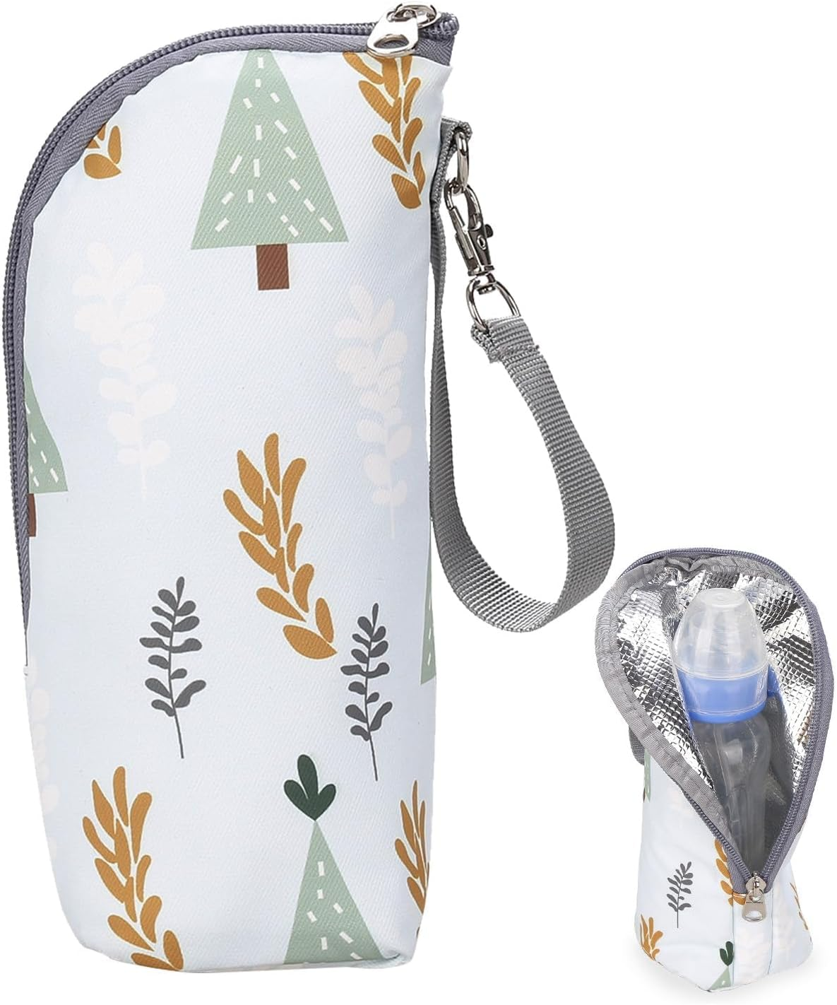 Portable Insulated Baby Bottle Bag, Bottle Warmer Bag for Backpacks, Strollers, Travel and Outdoor Activities image number 5