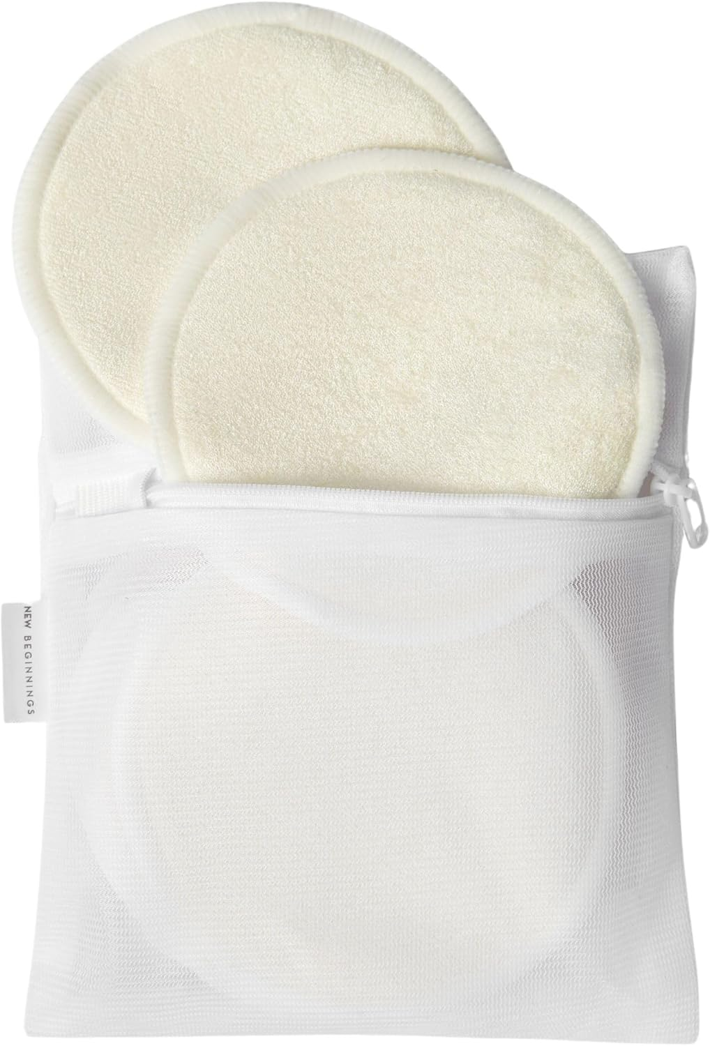 New Beginnings Washable Bamboo Nursing Breast Pads, Super-Soft & Leak-Proof, 8 Pack image number 5