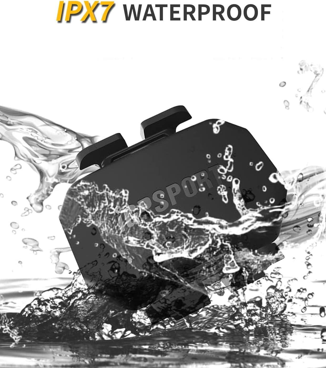 Igpsport CAD70P SPD70 Cadence Speed Sensor, Bluetooth ANT+ Bike Computer Wireless Cycling Sensor, IPX7 Waterproof, Compatible with GPS Bike Computer/Zwift/Ua Run/Openrider/Wahoo - Spd70 Speed Sensor image number 2