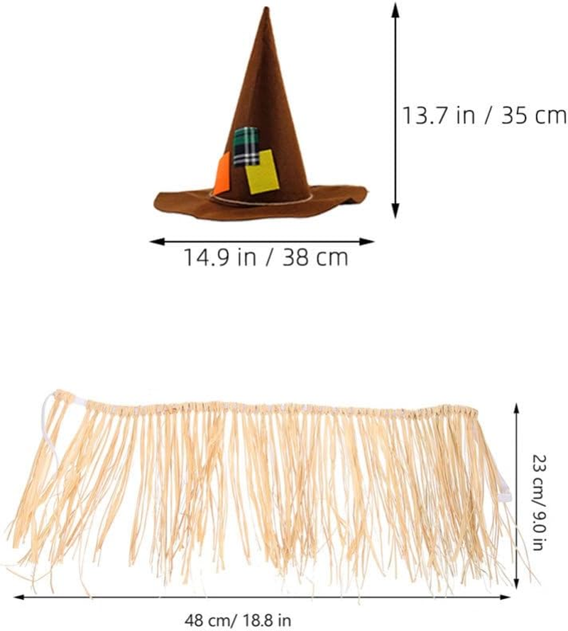 Cabilock Grass Skirt Hawaiian Skirt for Party Raffia Hula Raffia Dance for Adult Costume Performance Dress for Festival Decor image number 2