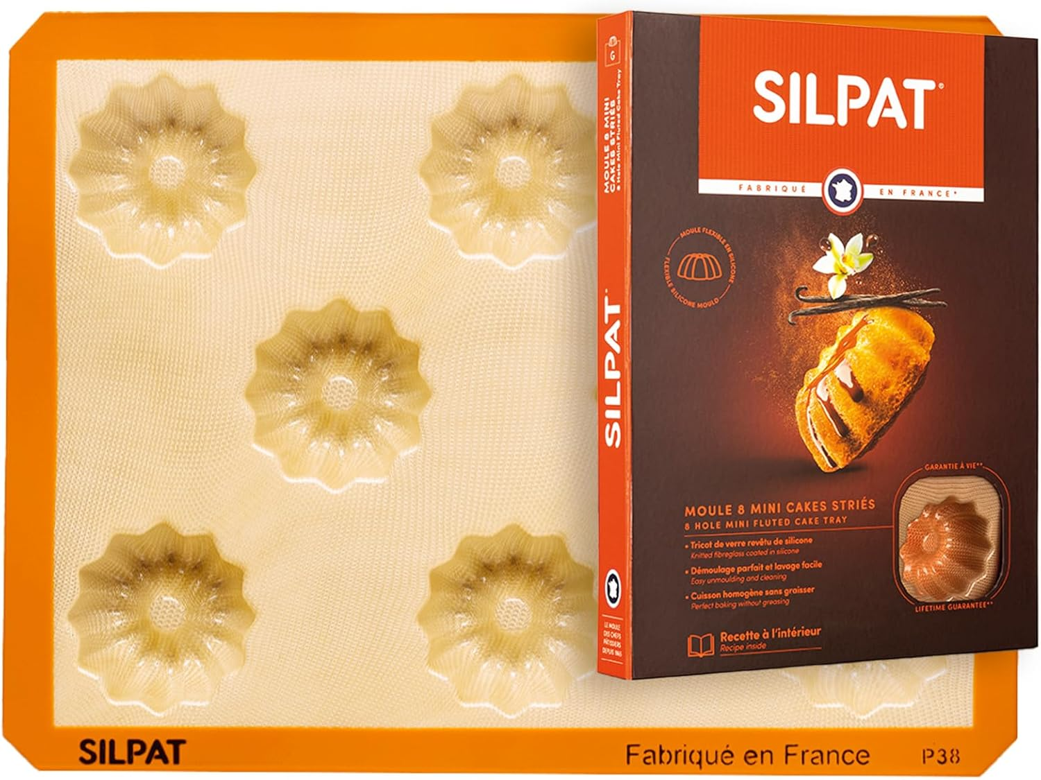 Silpat Perfect Mini Fluted Cake Mold image number 3