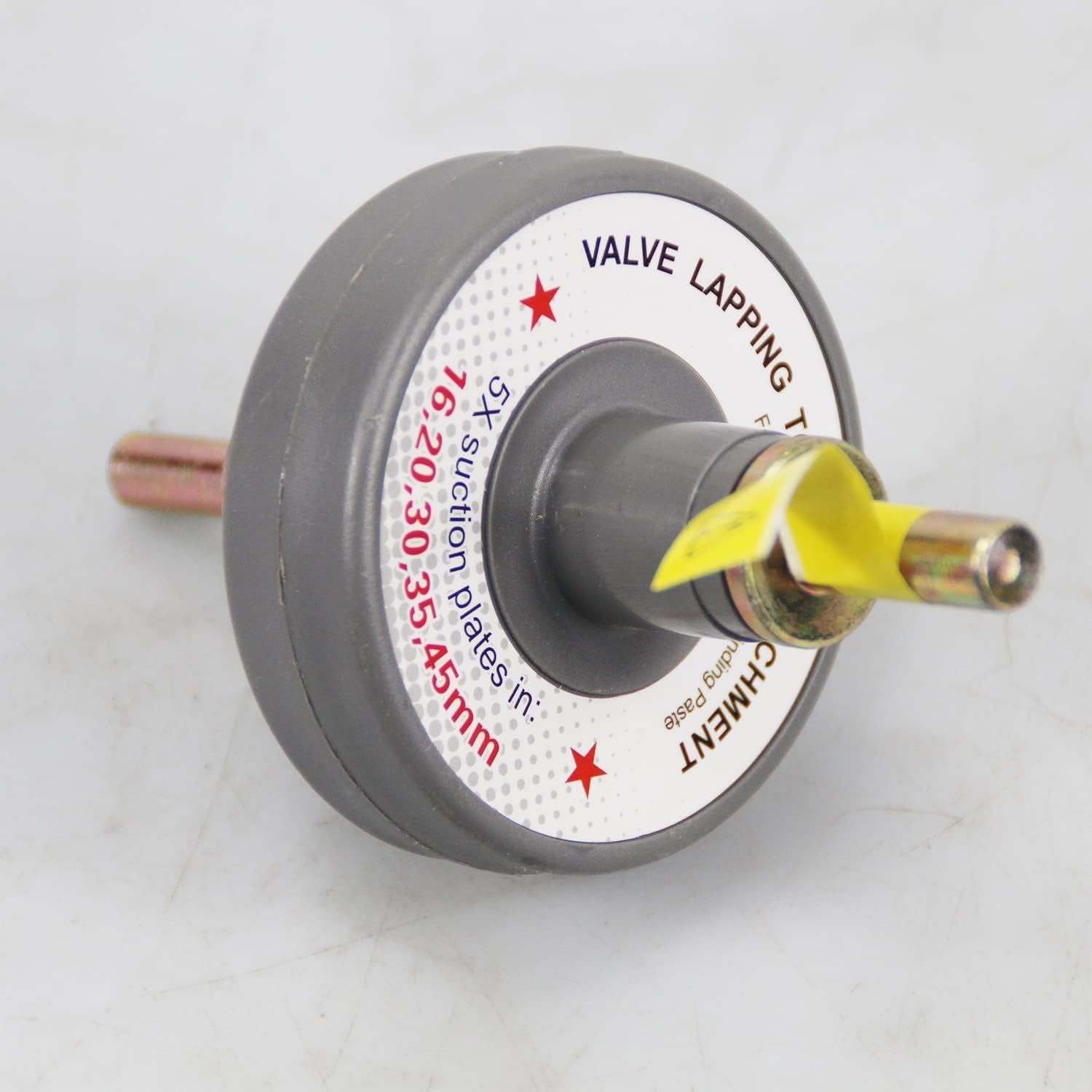 Valve Lapping Tool Kit &ndash; Engine Valve Lapping Attachment Tool for Drill Valve Grinding Kit with 5 Attachable Suction Plates image number 2