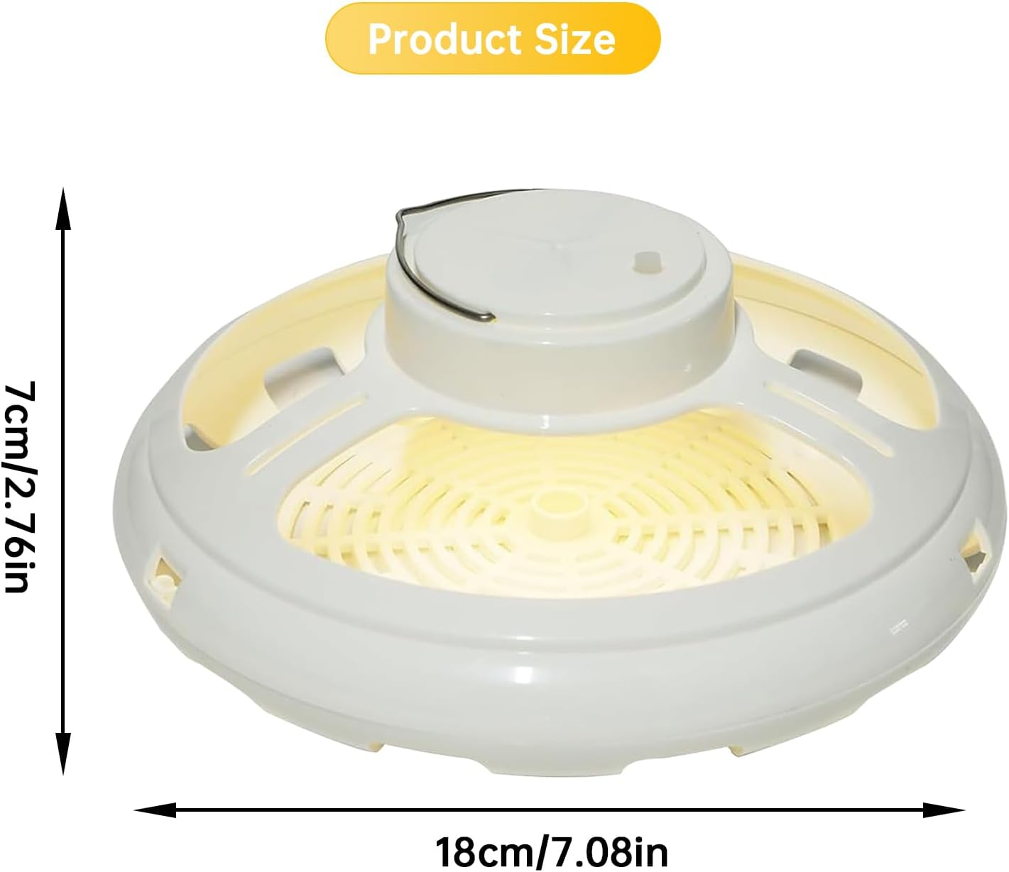 2 Packs Flea Traps for inside Your Home,Indoor Flea Light,Premium Traps with 4 Modes and 6 Sticky Pads, Sticky Flea Traps, for Houses, Homes, Friendly to Pets image number 3