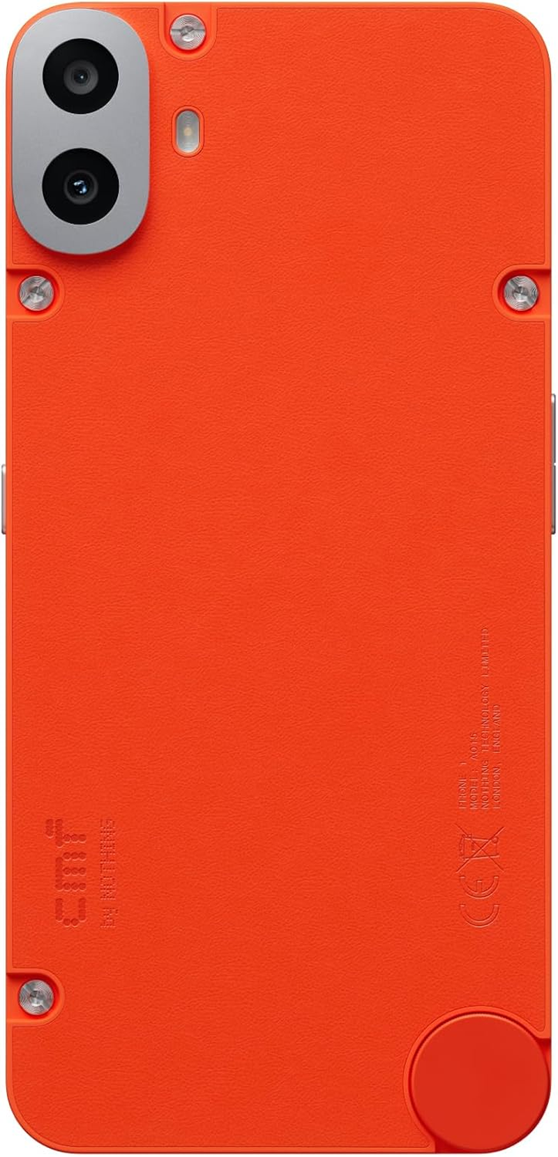 CMF Phone 1 8+128GB - Smartphone with 50MP Sony Rear Camera, 6.67 Inch AMOLED Display I Nothing Os 2.6 - Orange image number 5