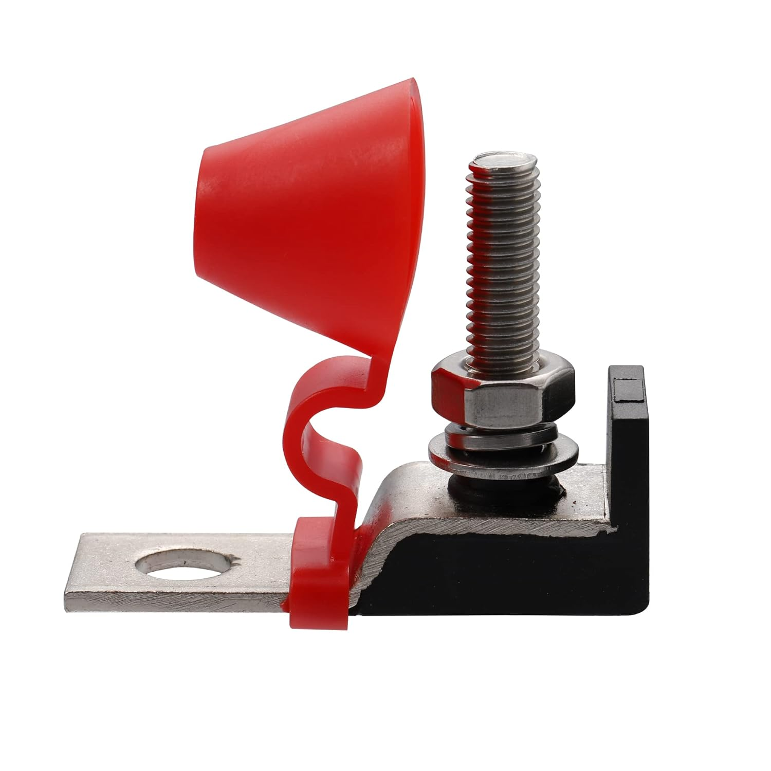 X AUTOHAUX 1 Set 50A Battery Fuse Terminal Fuse Block Kit Fuse Max Voltage 58V for Car Marine Boat RV