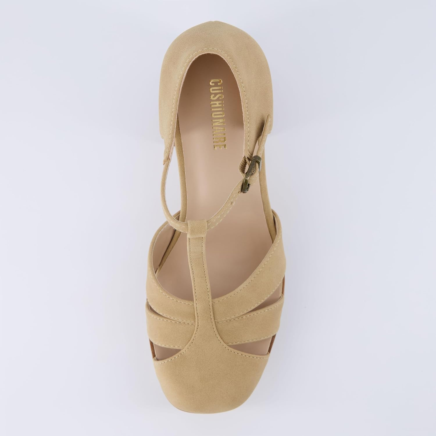 CUSHIONAIRE Women'S Tizzy Mary Jane Platform Heels +Memory Foam, Wide Widths Available image number 5