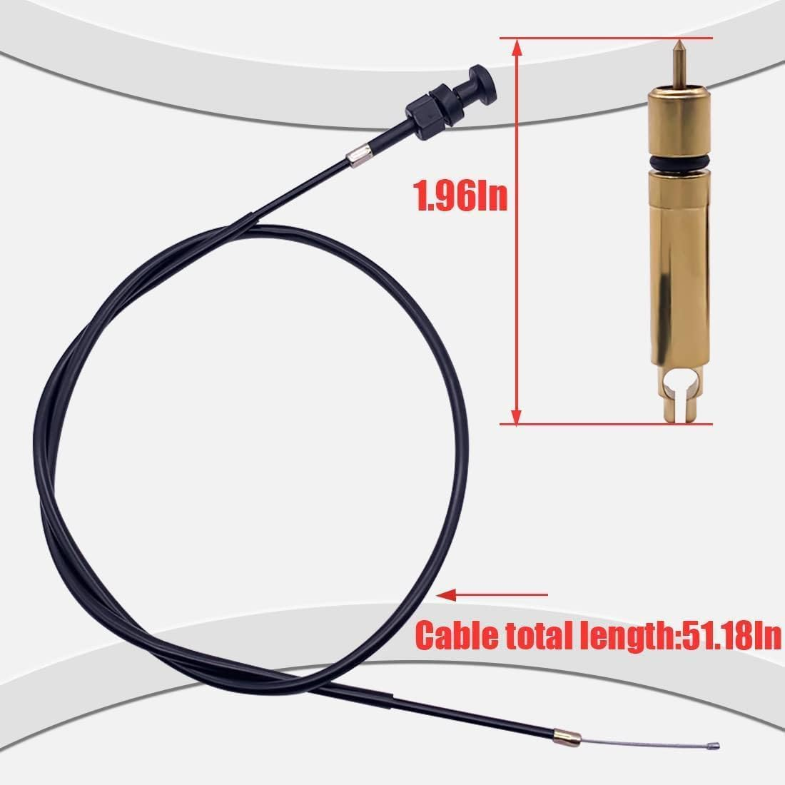 Choke Cable and Starter Valve Plunger Kit Compatible with Honda TRX450 Foreman 450 Es 1998 1999 2000 2001 2002 20032004 image number 5
