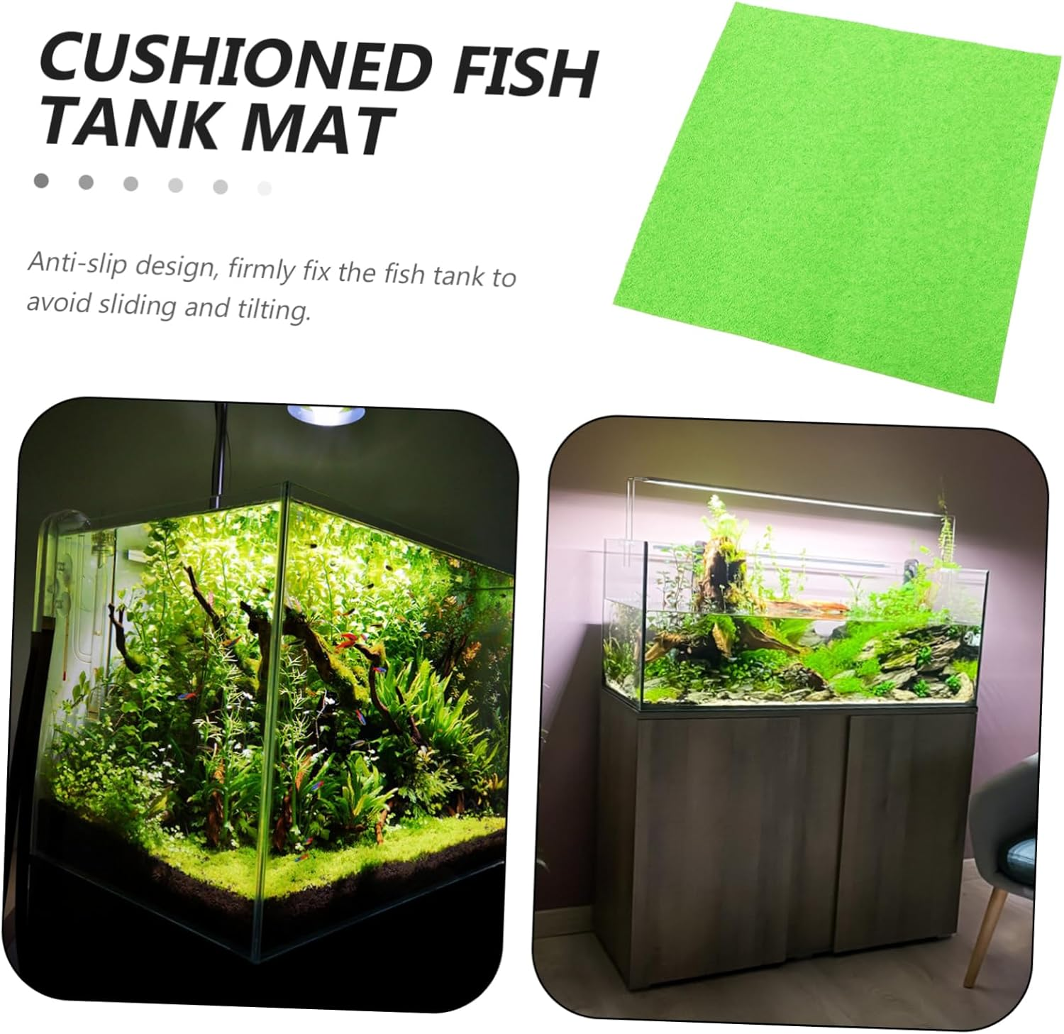 Sosoport Aquarium Bottom Mat Non- Fish Tank Pad for Stability and Insulation Thicken Design Thickness for Aquatic Pet Environments image number 6